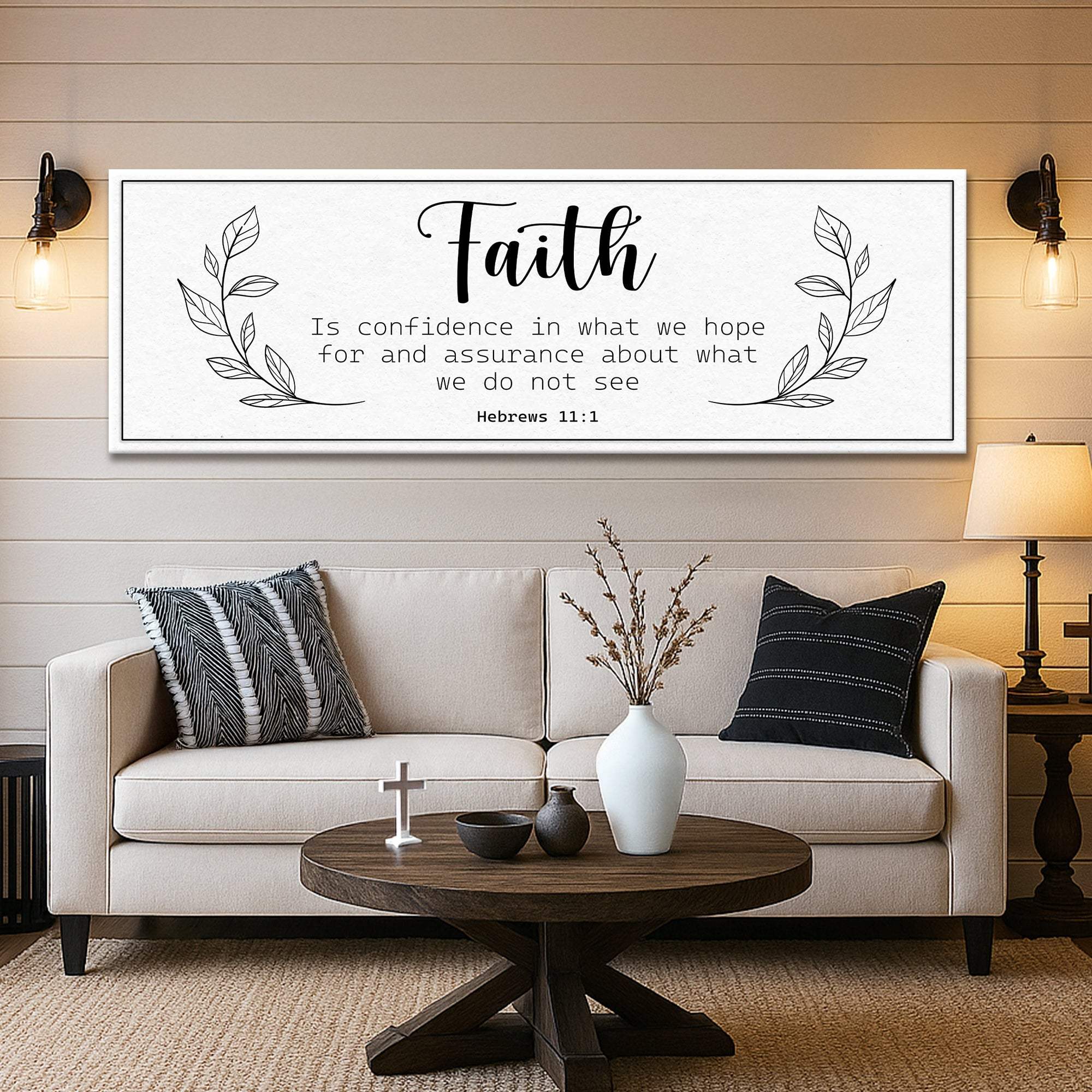Faith Is Confidence - Hebrews 11:1 Faith Sign - Image 5