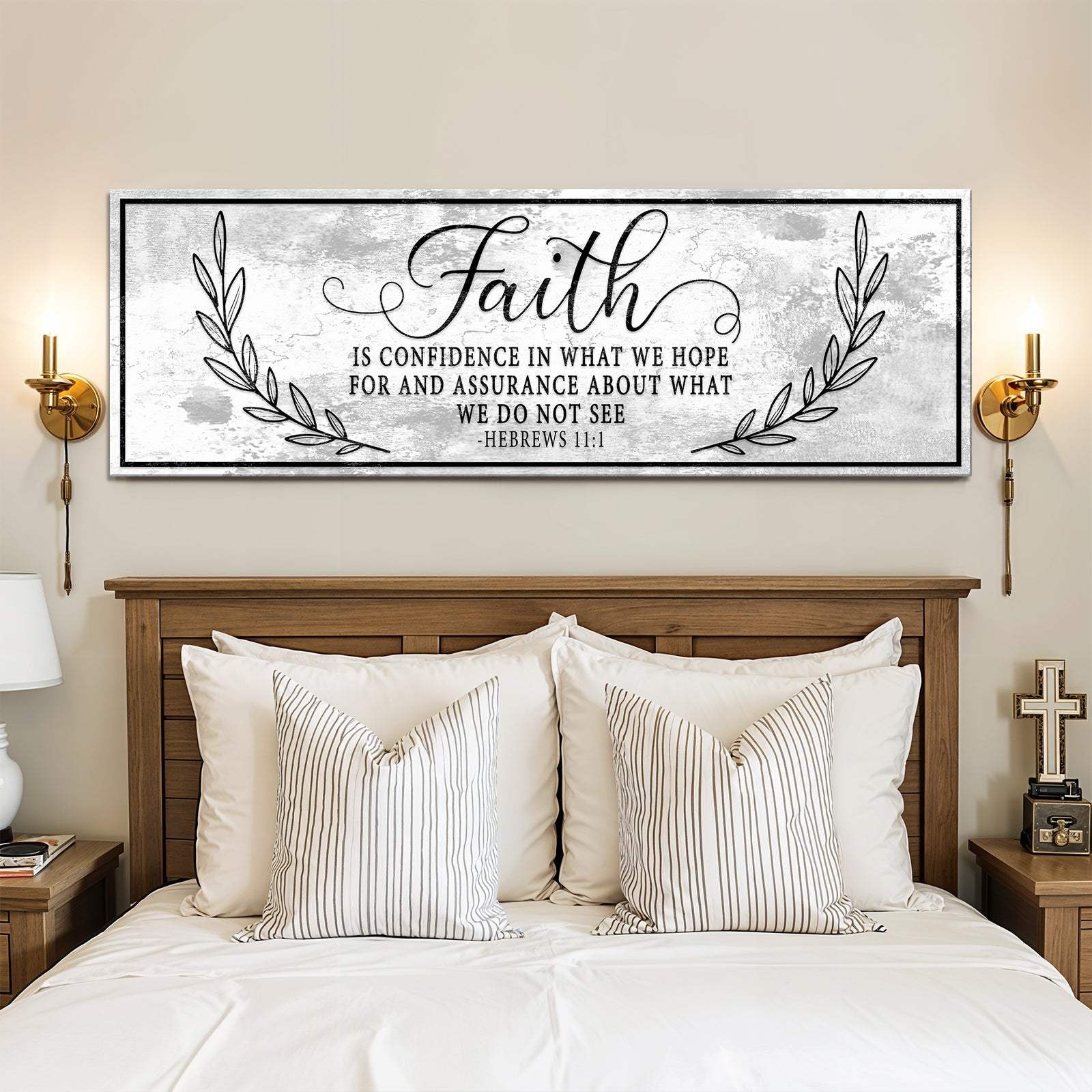 Faith Is Confidence - Hebrews 11:1 Faith Sign II - Image 2