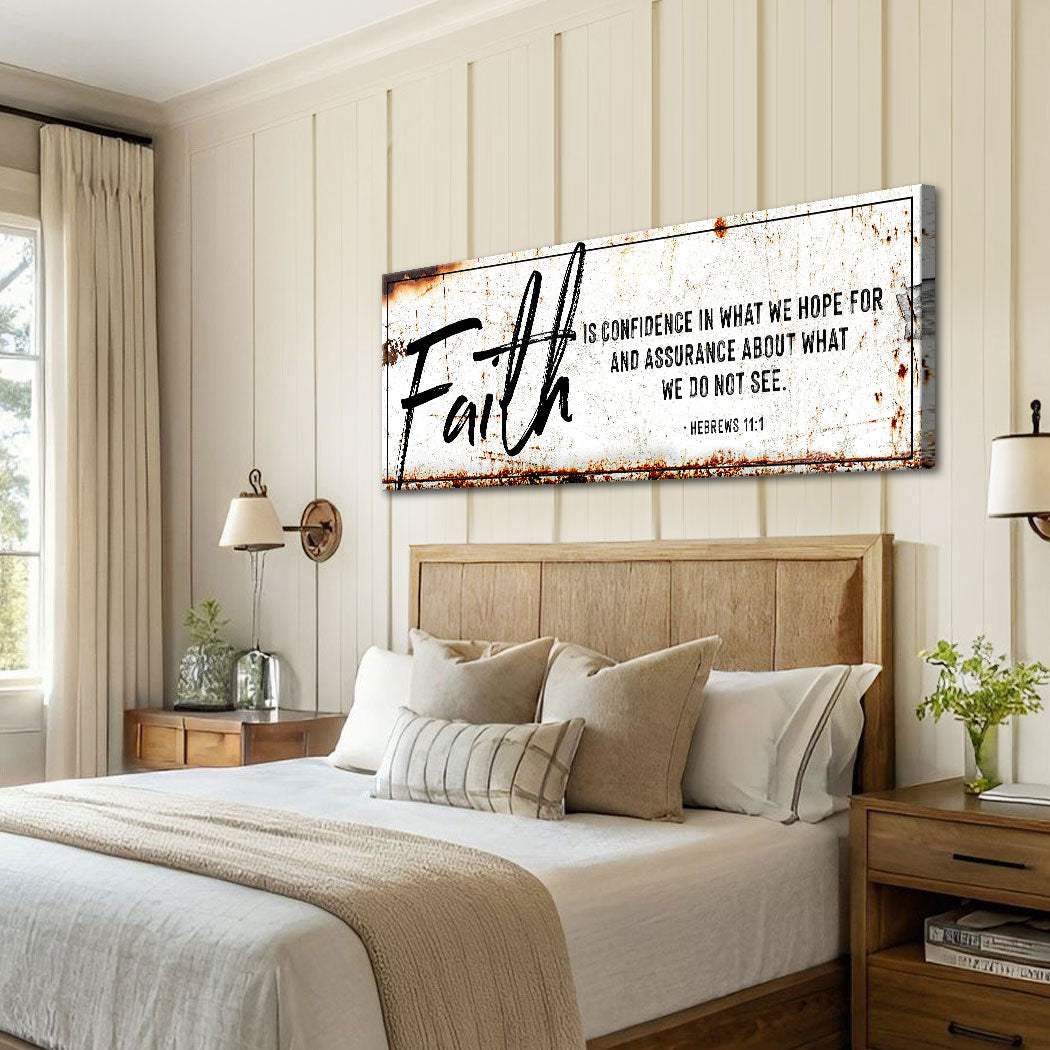 Faith Is Confidence - Hebrews 11:1 Faith Sign III - Image 3