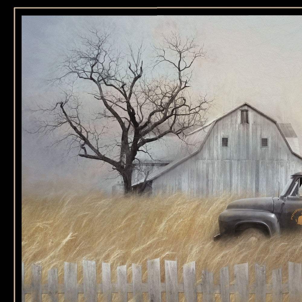 Fall Pumpkin Harvest 3 Black Framed Print Kitchen Wall Art - Image 4
