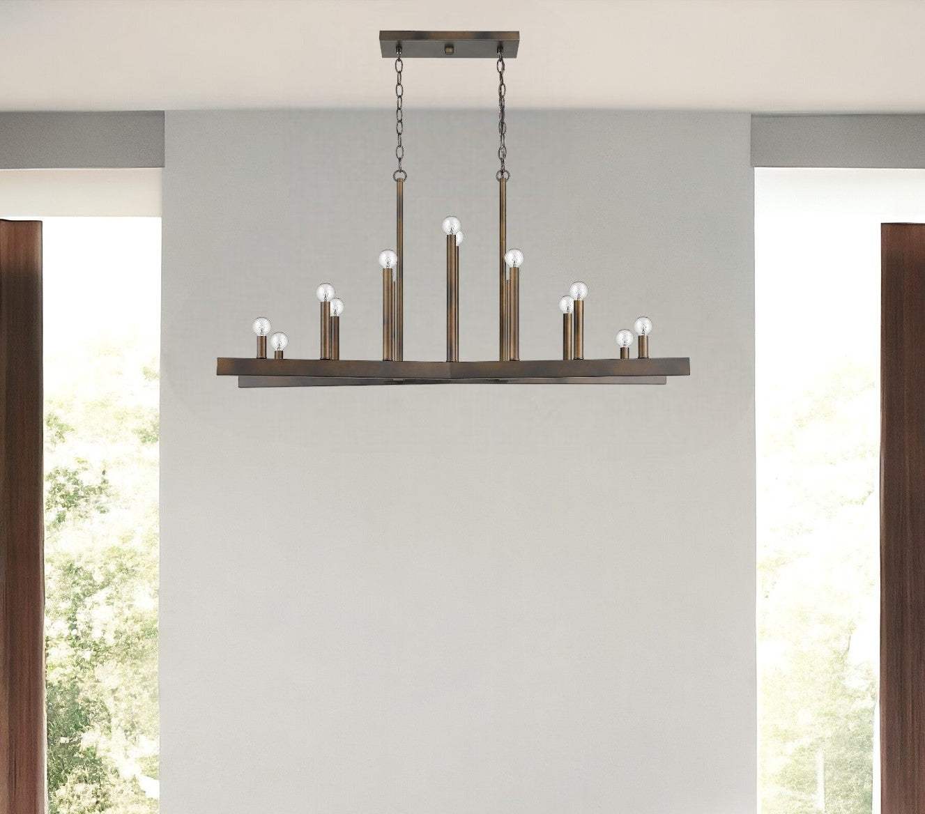 Fallon 14-Light Oil-Rubbed Bronze Island Pendant - Image 2
