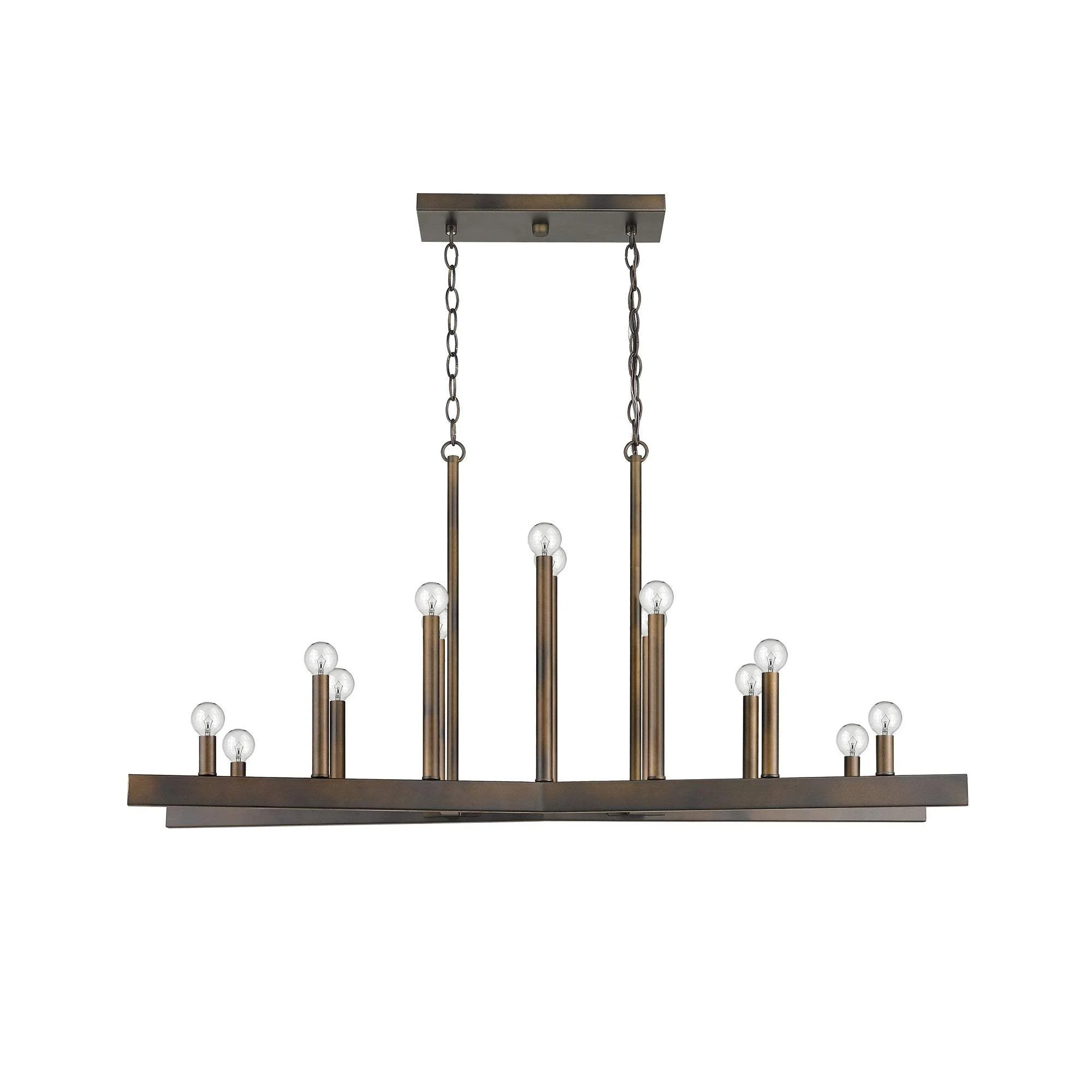 Fallon 14-Light Oil-Rubbed Bronze Island Pendant - Image 6