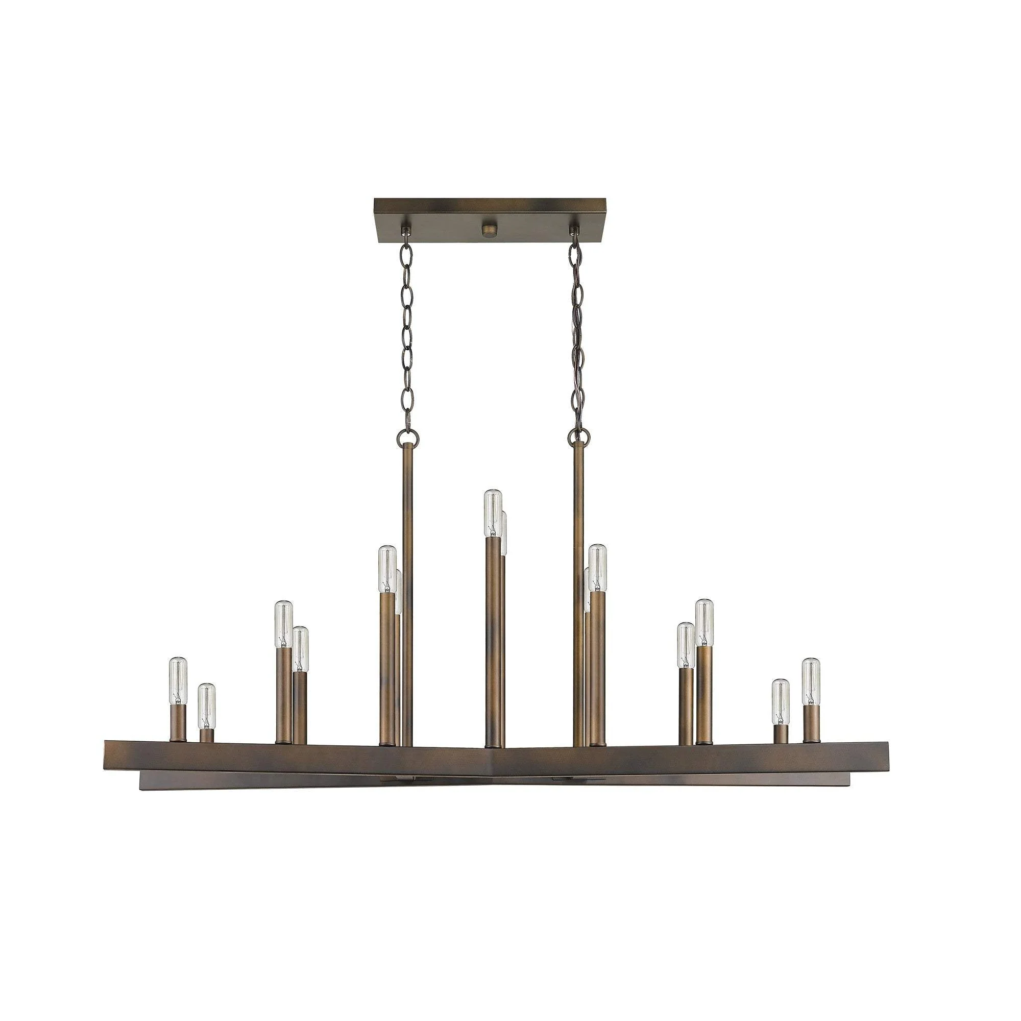 Fallon 14-Light Oil-Rubbed Bronze Island Pendant - Image 8