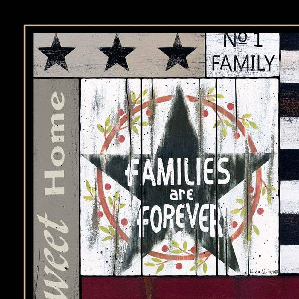 Families are Forever 4 Black Framed Print Wall Art - Image 3