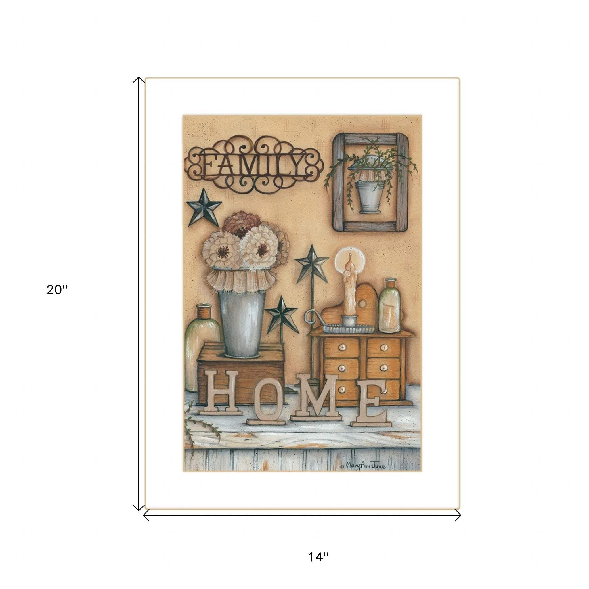 Family 10 White Framed Print Wall Art - Image 5