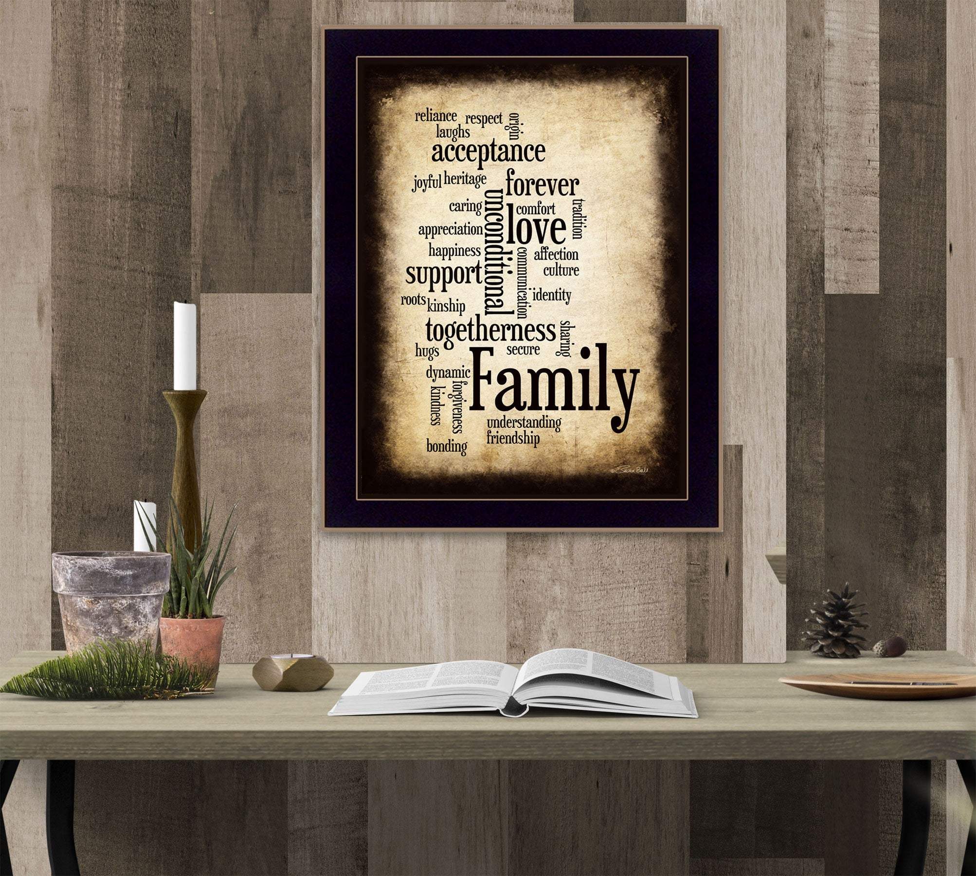 Family 11 Black Framed Print Wall Art - Image 5
