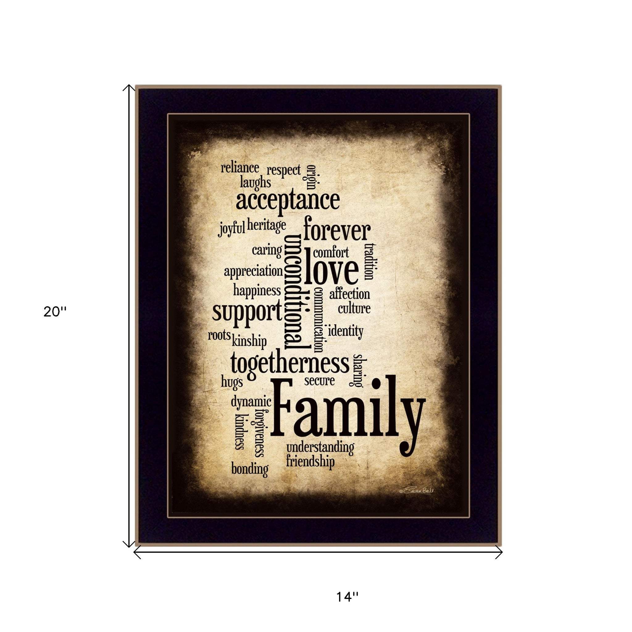 Family 11 Black Framed Print Wall Art - Image 6