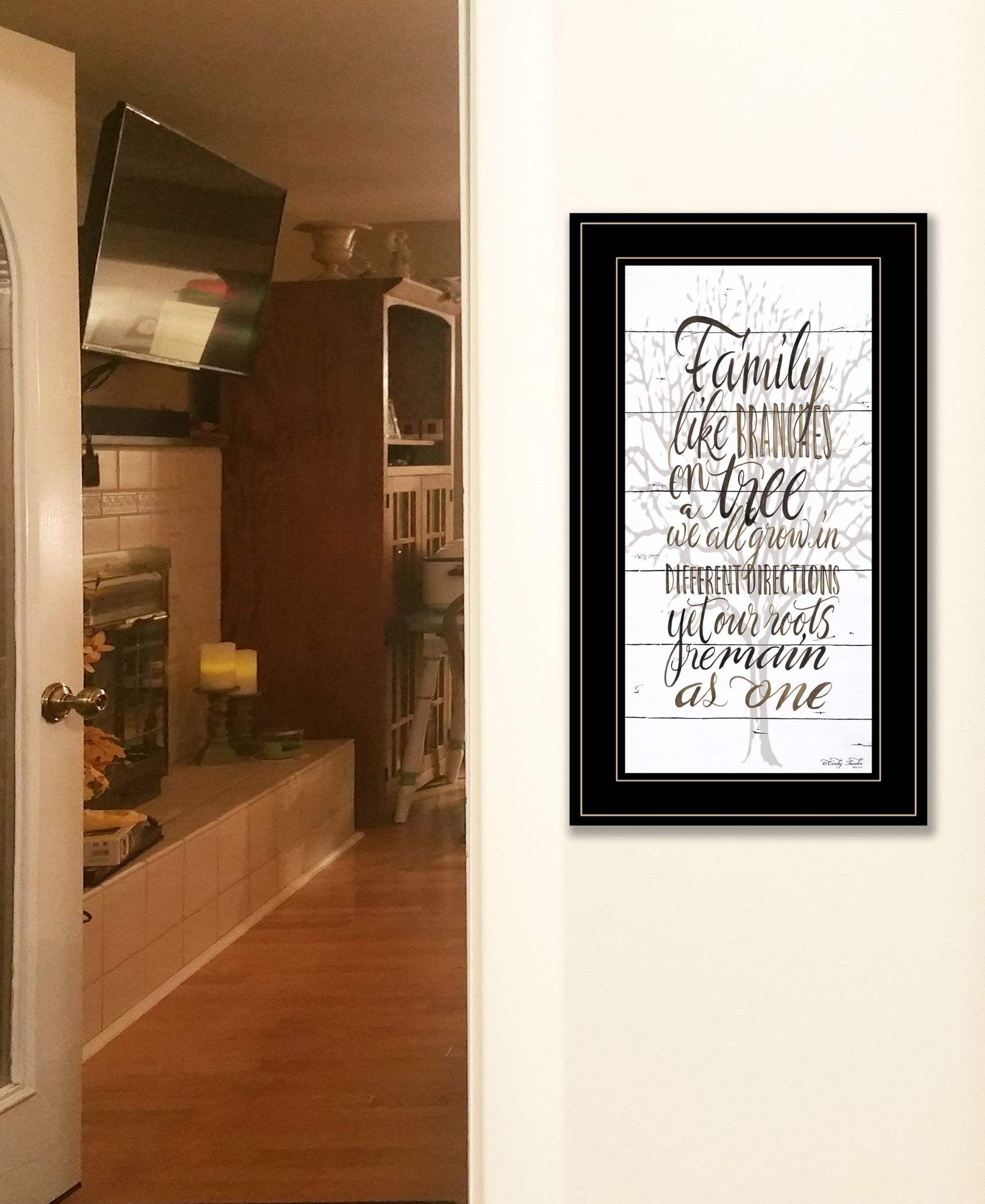 Family 5 Black Framed Print Wall Art - Image 4