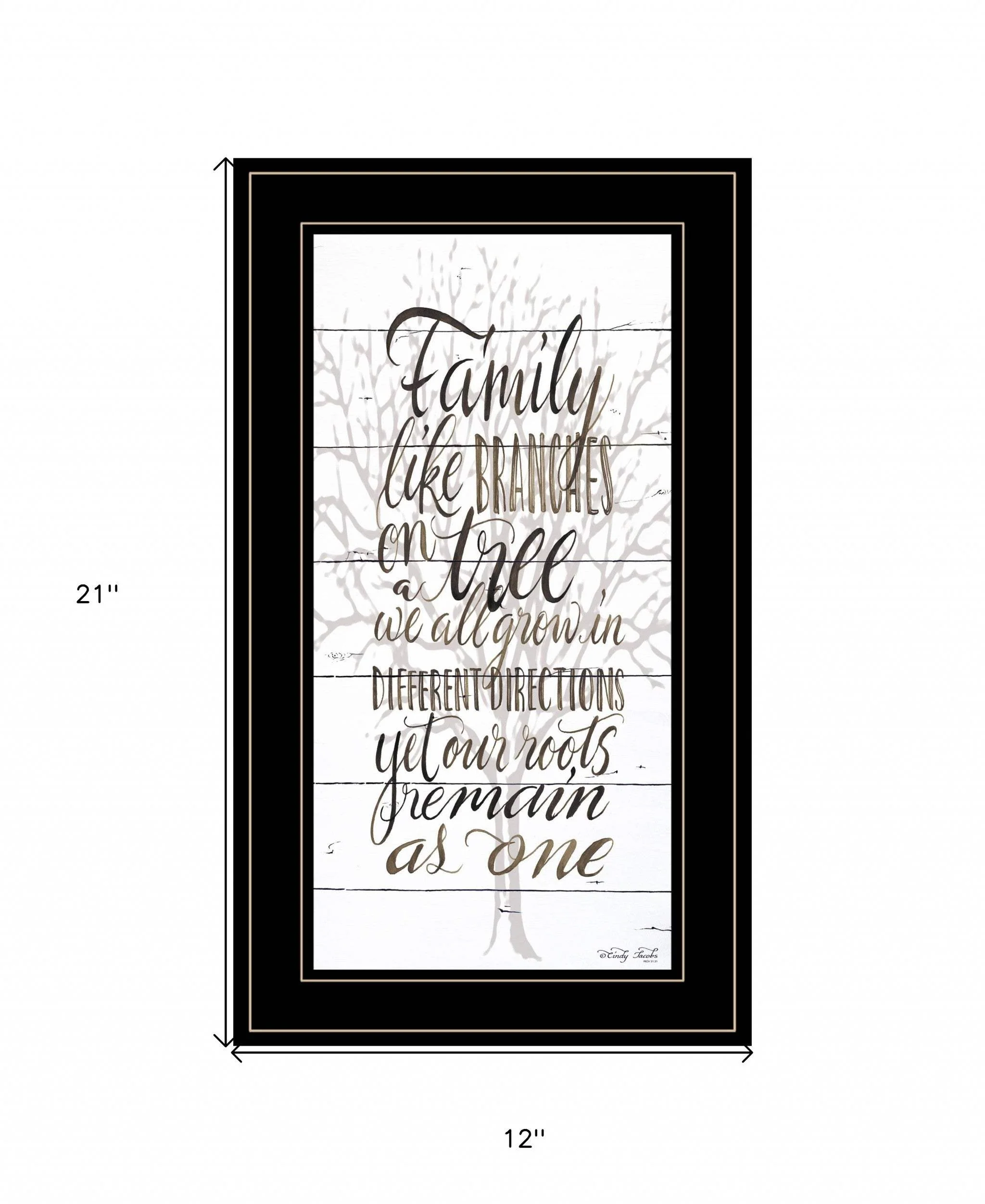 Family 5 Black Framed Print Wall Art - Image 5