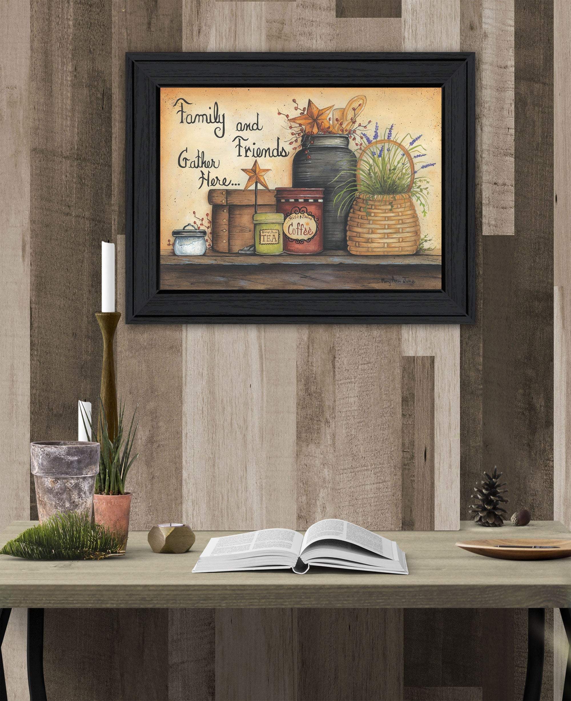 Family and Friends 3 Black Framed Print Wall Art - Image 4
