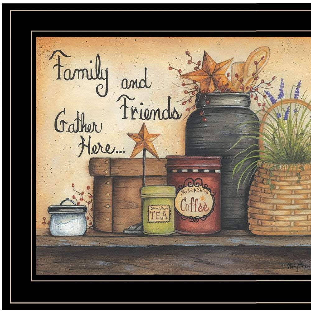 Family and Friends 4 Black Framed Print Wall Art - Image 5