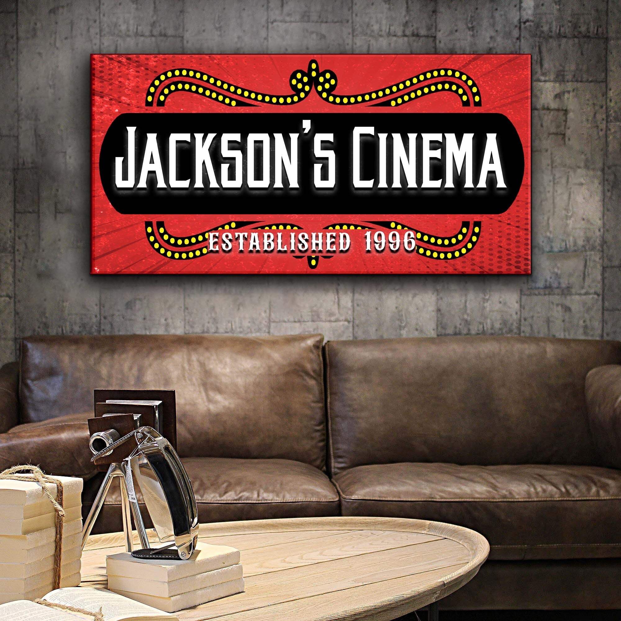 Family Cinema Sign III - Image 3