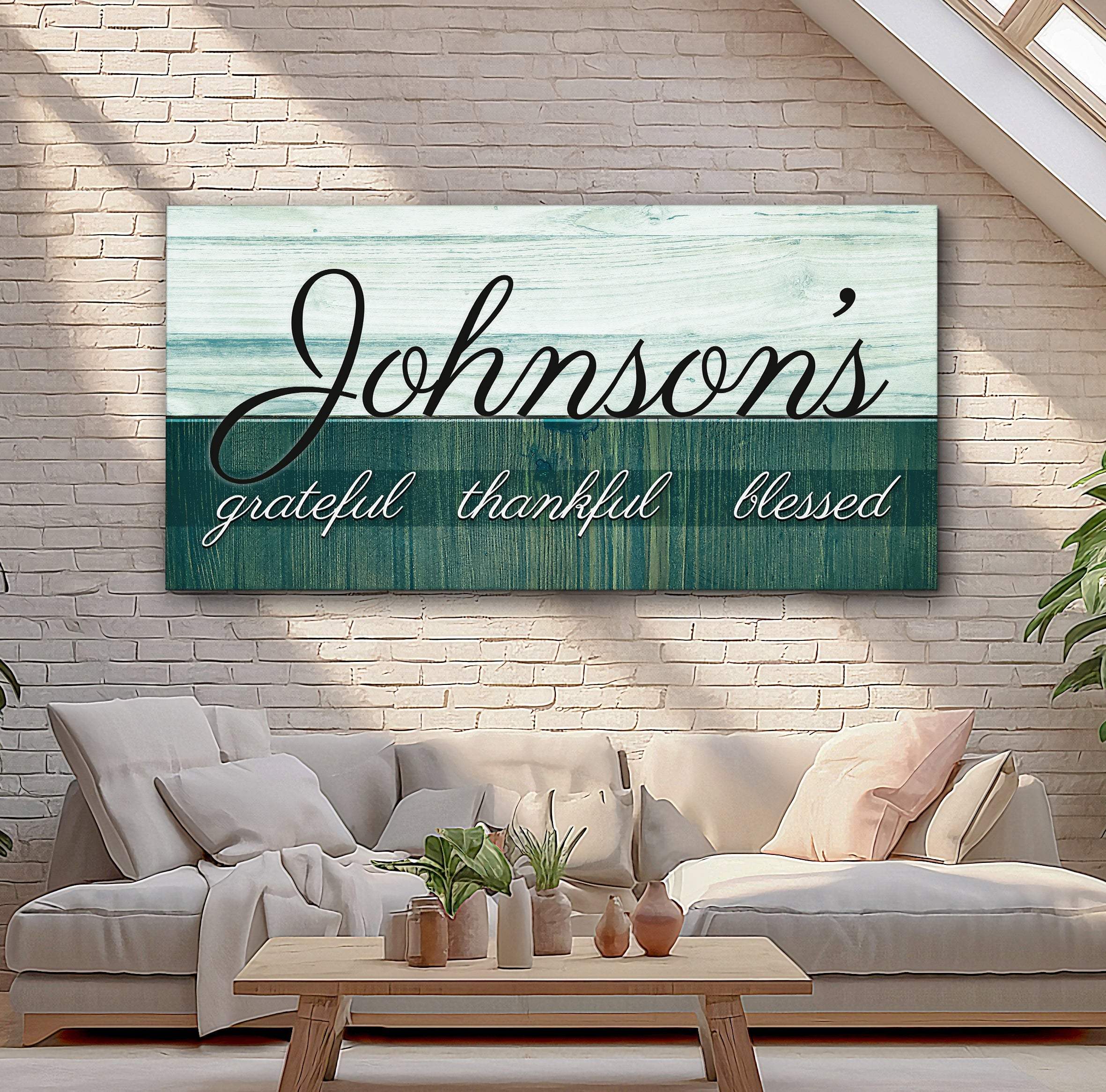 Family Grateful Sign III - Image 2