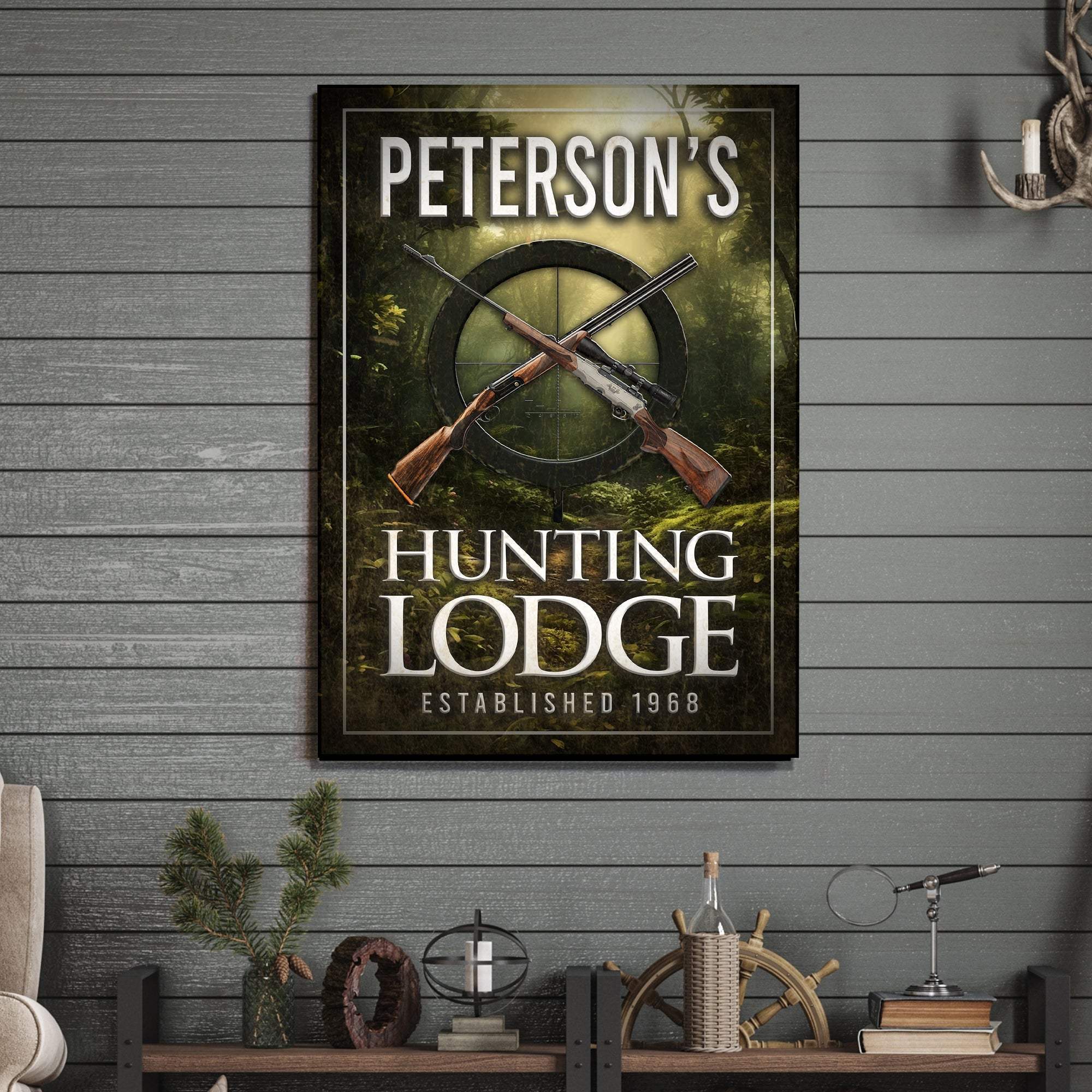Family Hunting Lodge Sign - Image 2