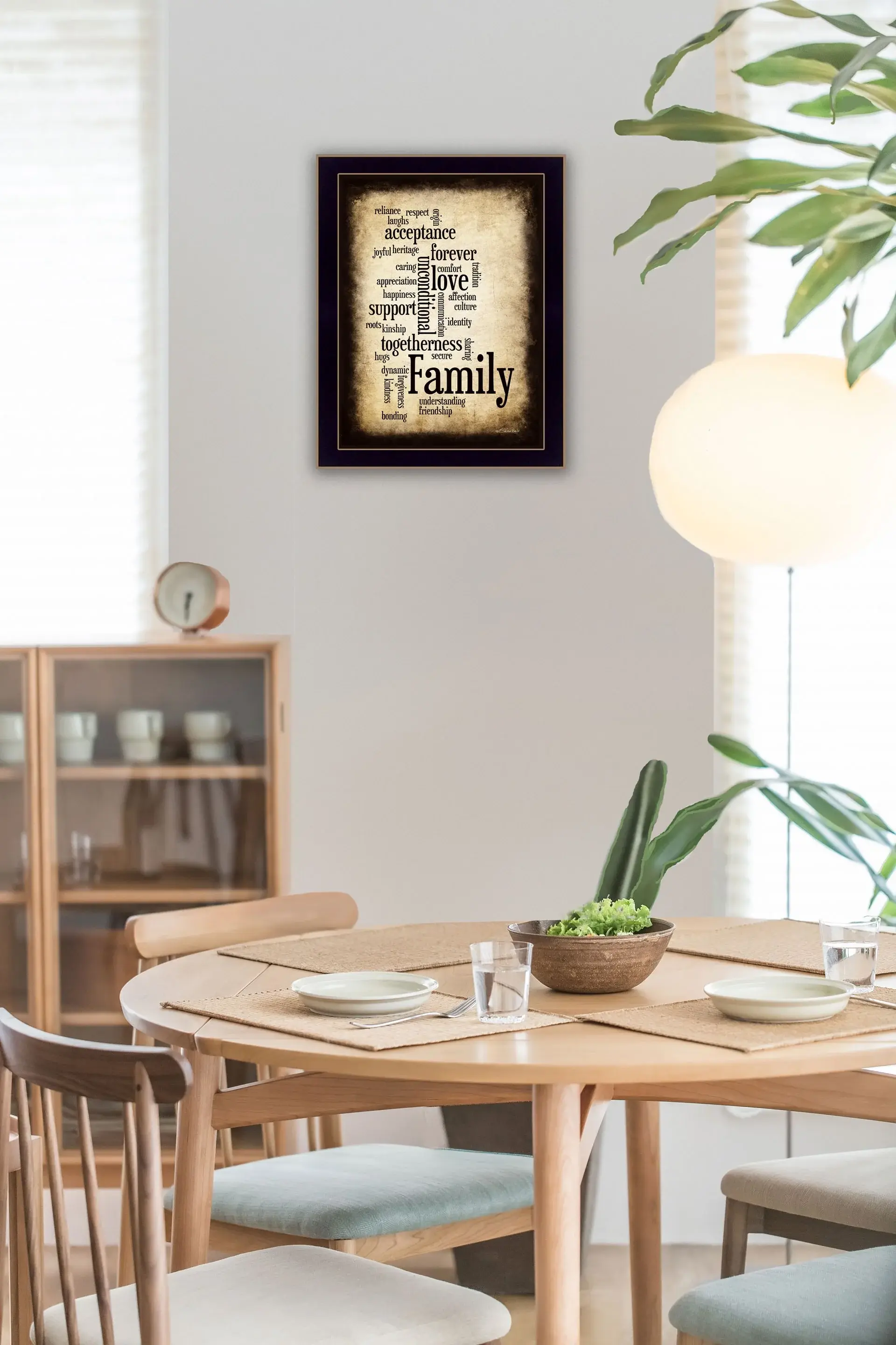 Family I Black Framed Print Wall Art - Image 4