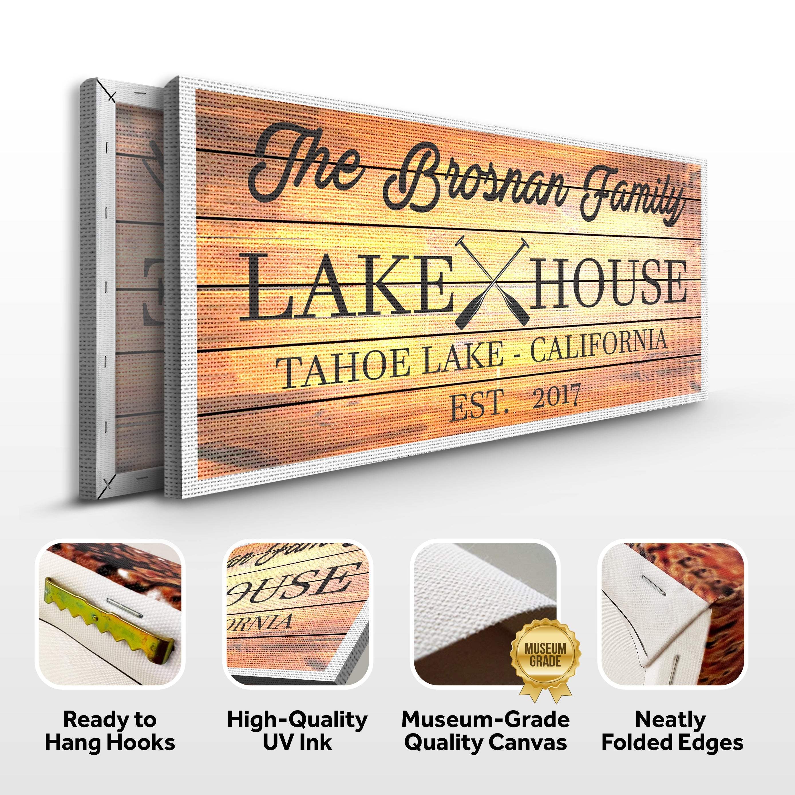 Family Lake House Paddle Sign III - Image 4