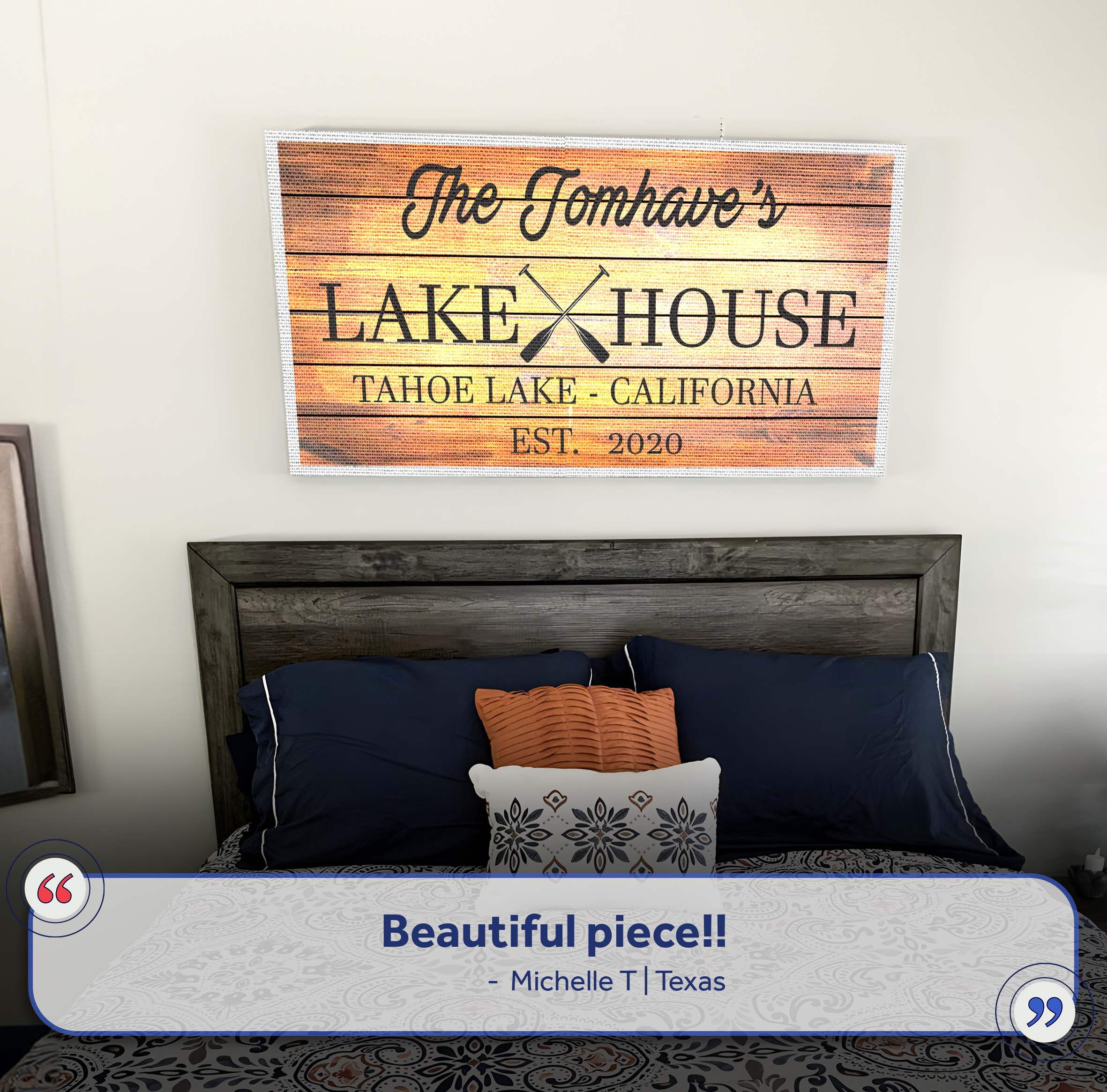 Family Lake House Paddle Sign III - Image 7