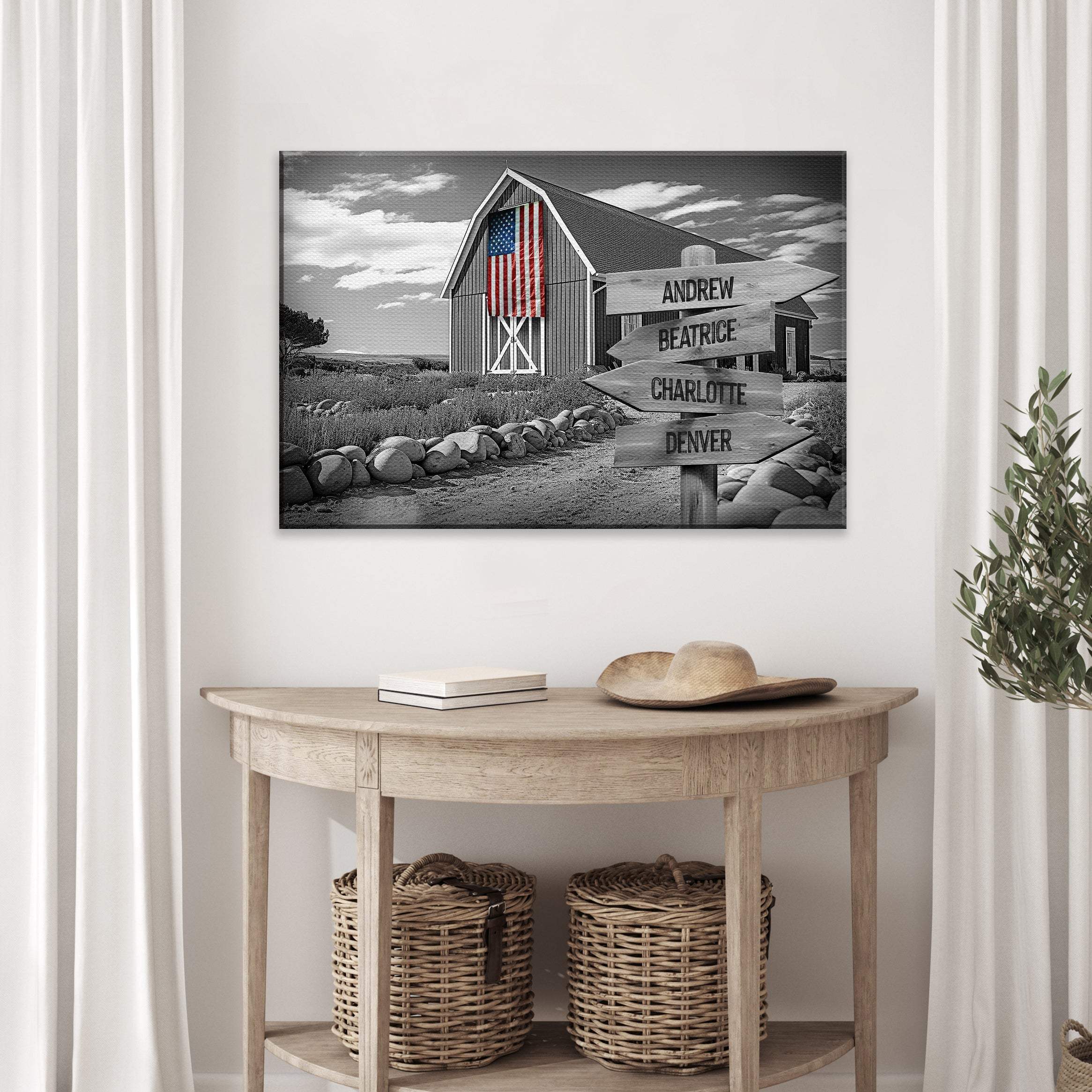 Family Names American Barn Sign - Image 3