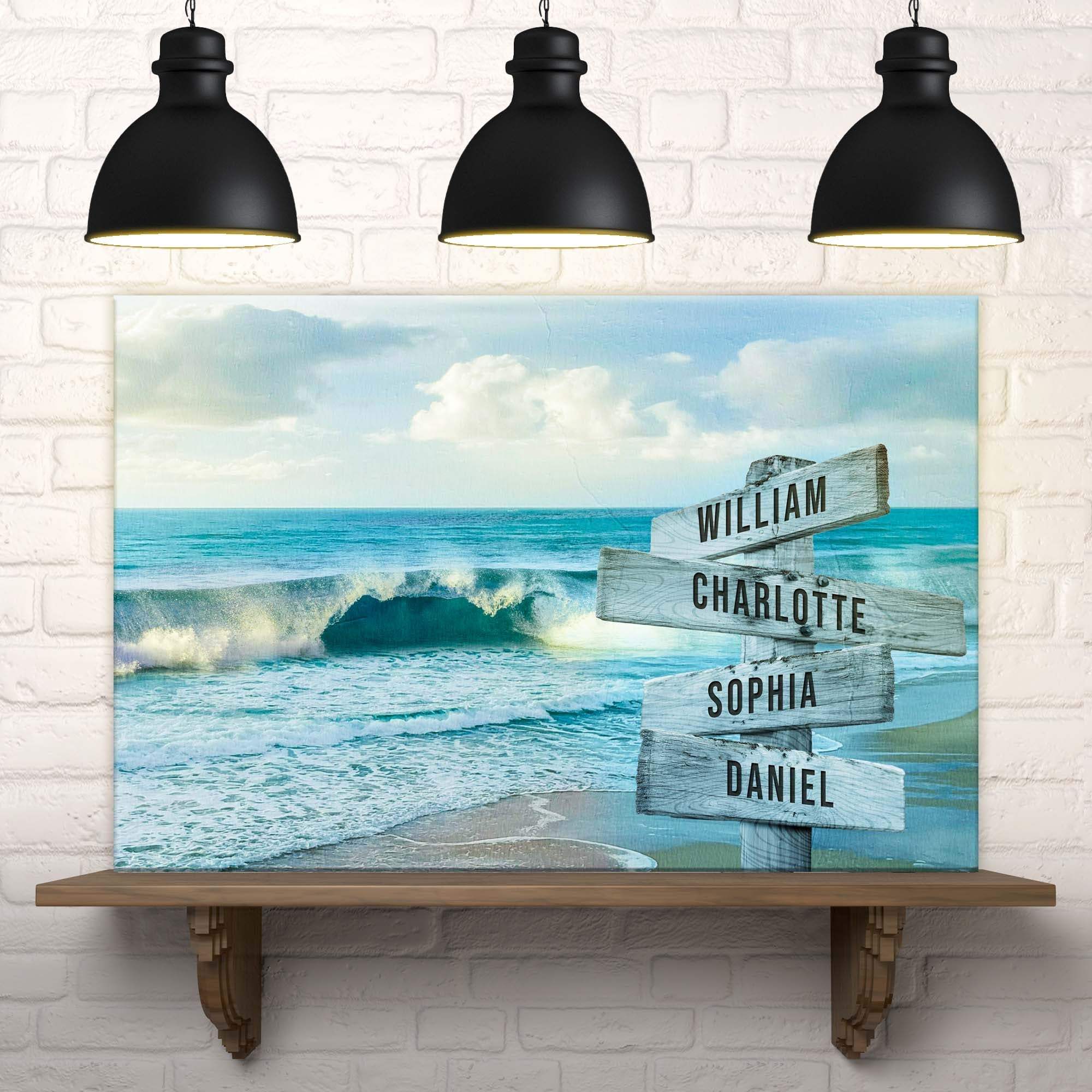 Family Names Beach Sign - Image 2