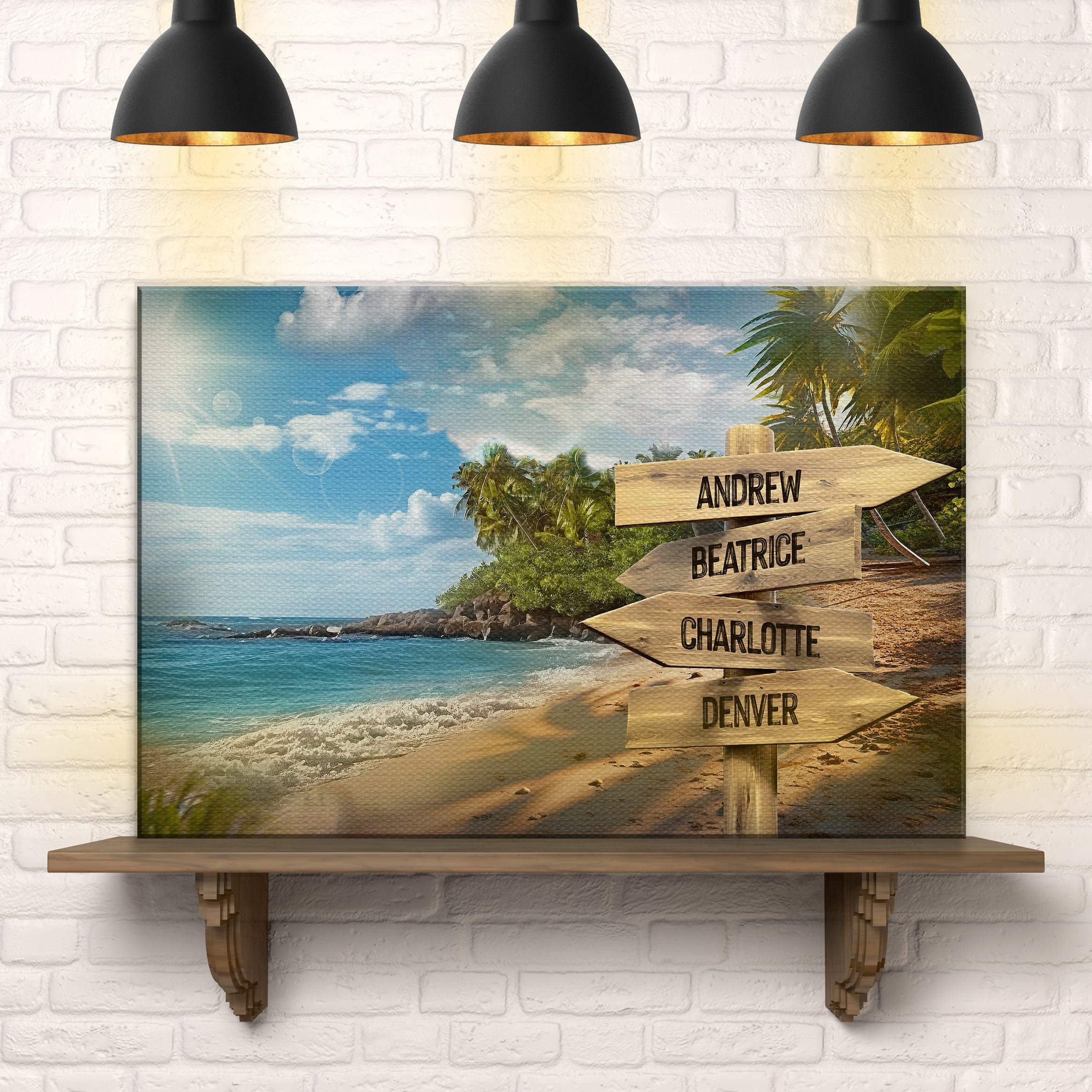Family Names Ocean Breeze Sign - Image 2