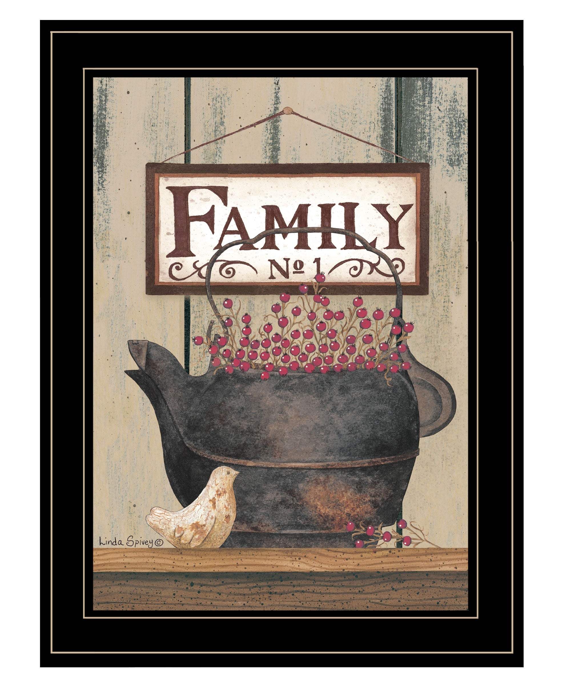 FAMILY NO1 Black Framed Print Wall Art - Image 2