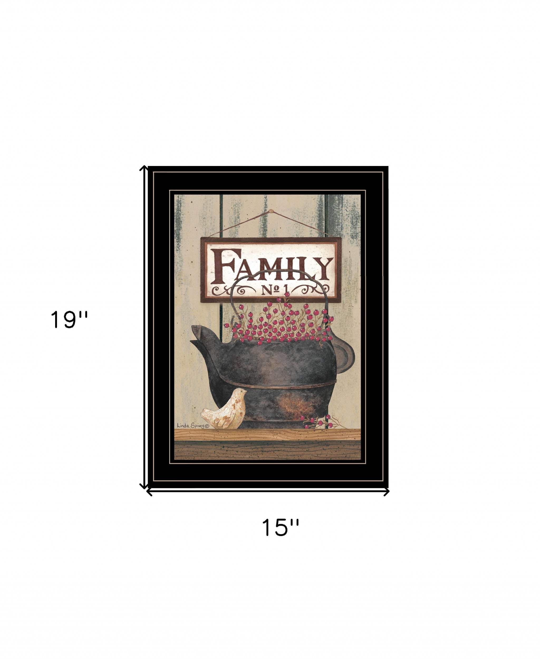 FAMILY NO1 Black Framed Print Wall Art - Image 5
