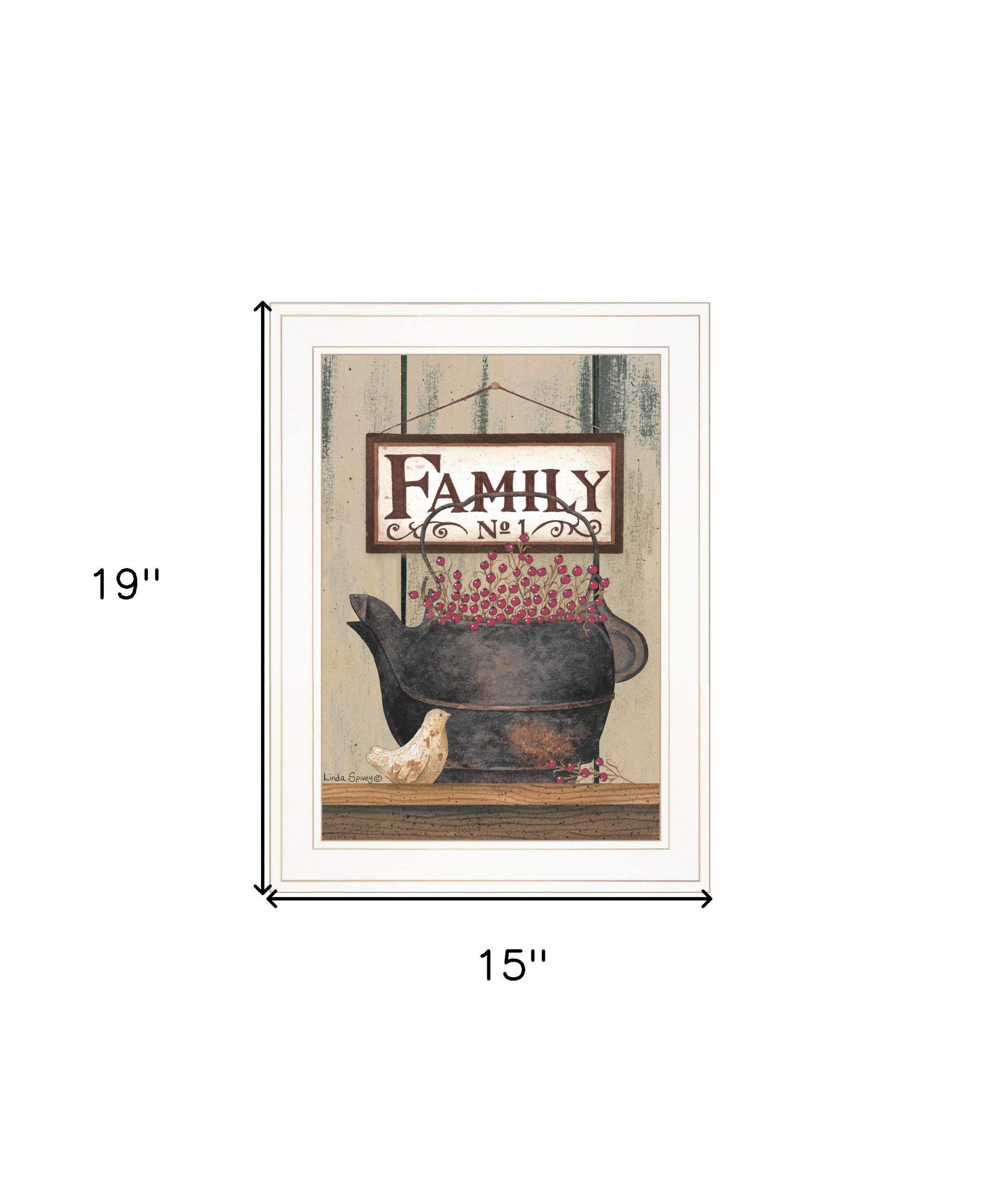 FAMILY NO1 White Framed Print Wall Art - Image 5