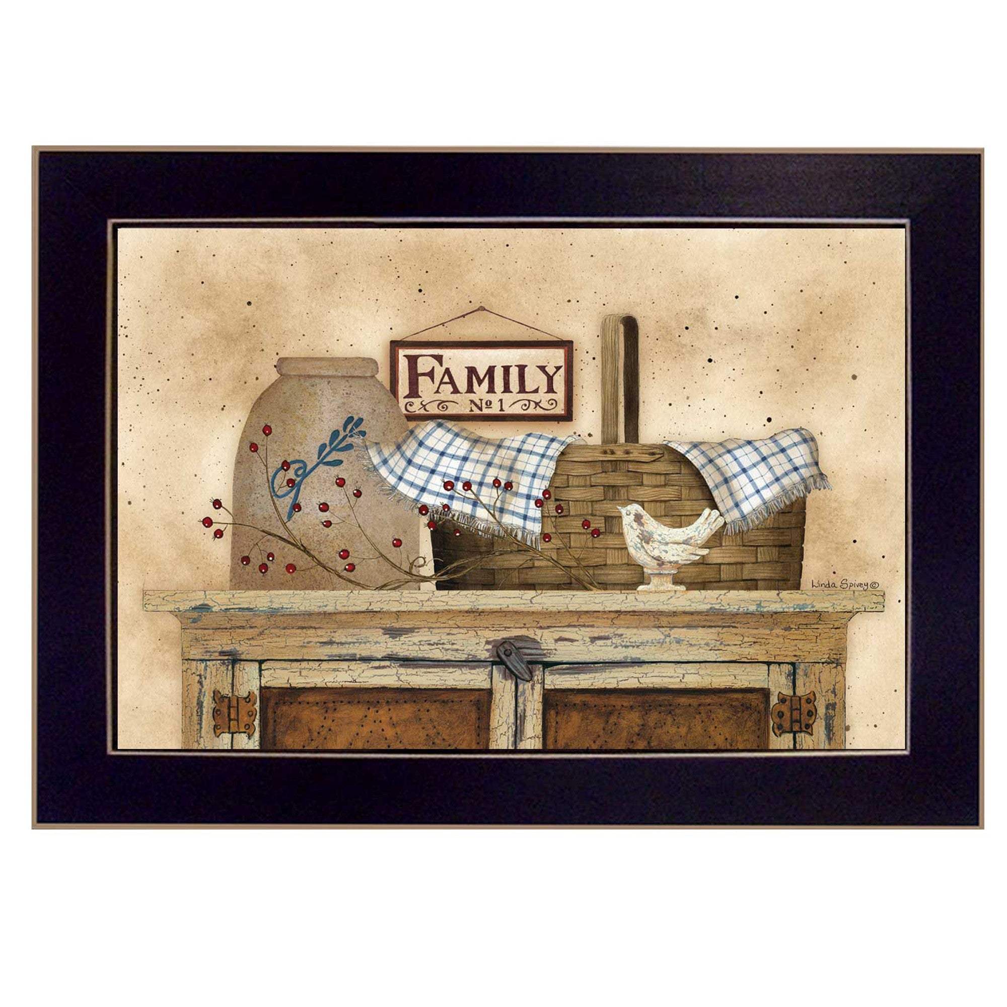 Family Still Life 2 Black Framed Print Wall Art - Image 2