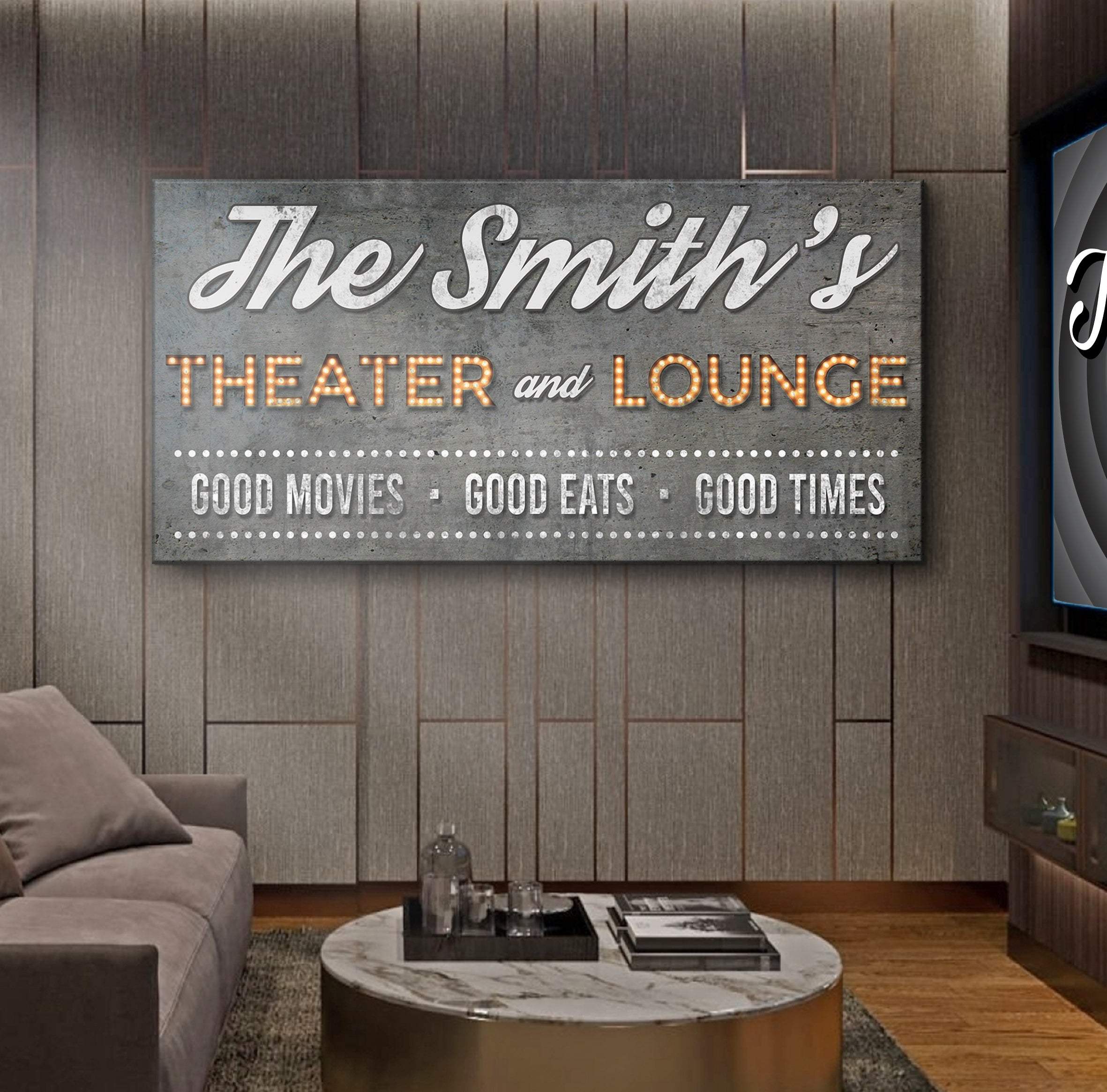 Family Theater and Lounge Sign V - Image 2