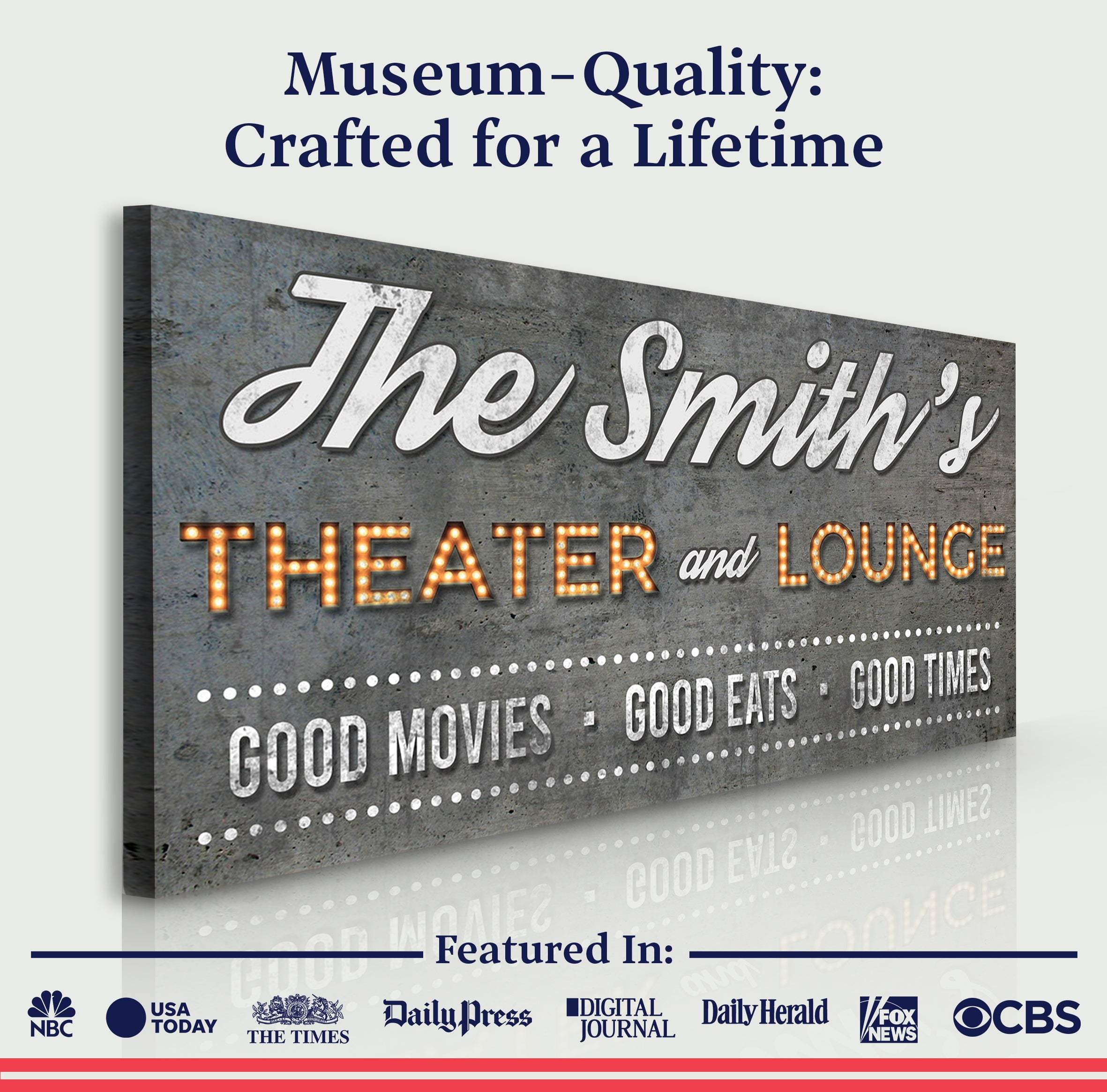Family Theater and Lounge Sign V - Image 3