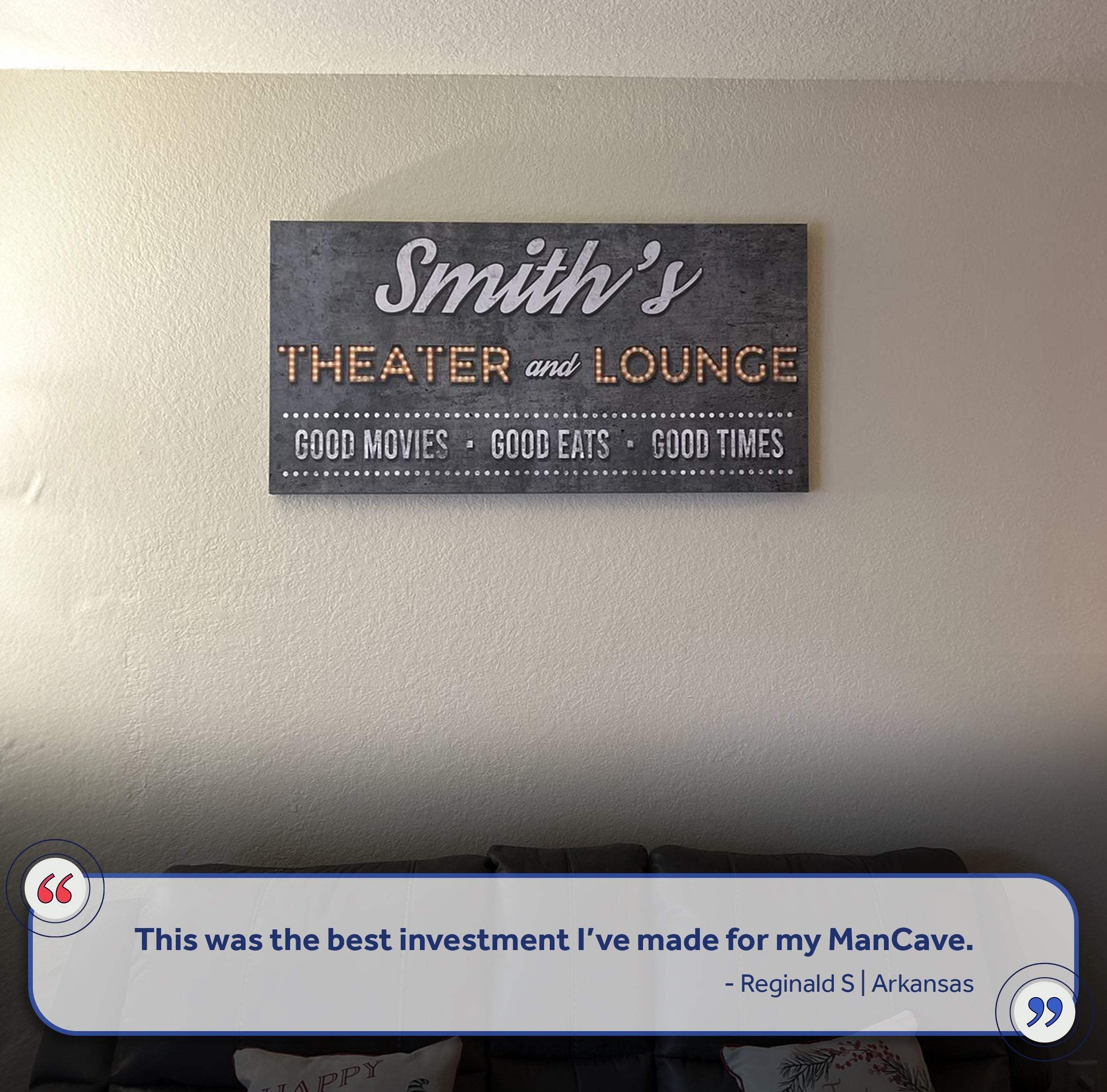 Family Theater and Lounge Sign V - Image 7