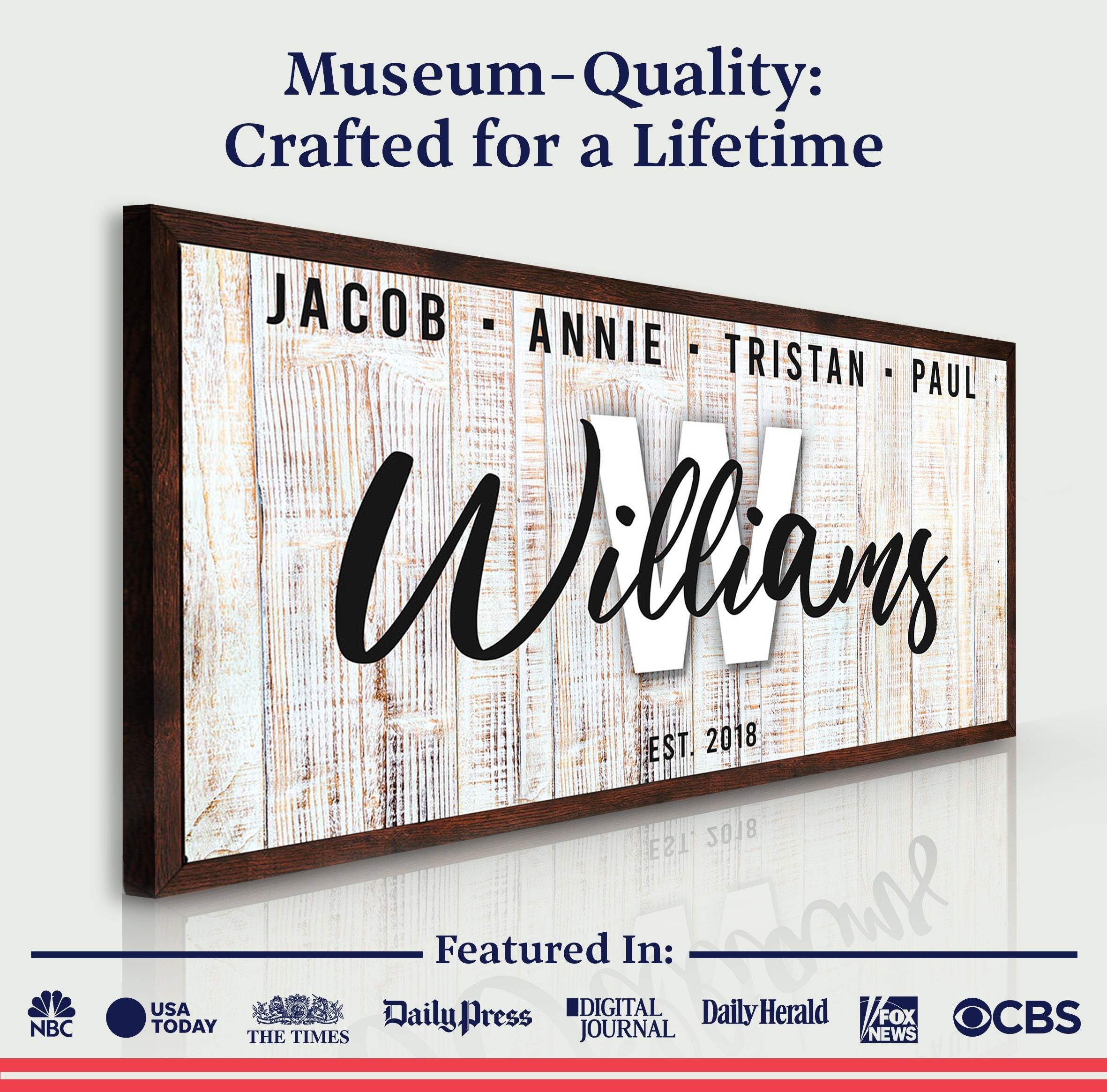 Family Wood Sign III - Image 3