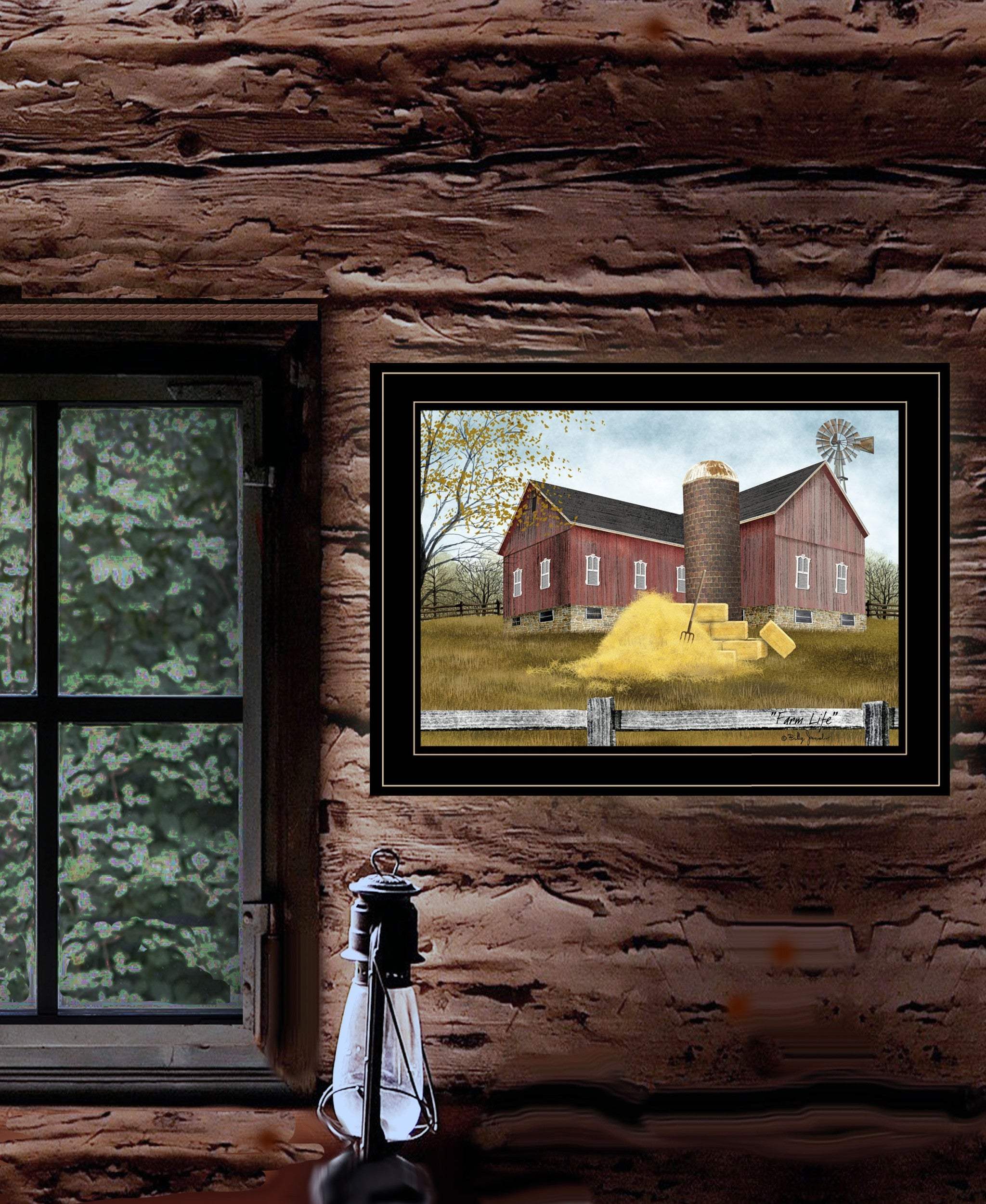 Farm Life 3 Black Framed Print Wall Art - Image 5