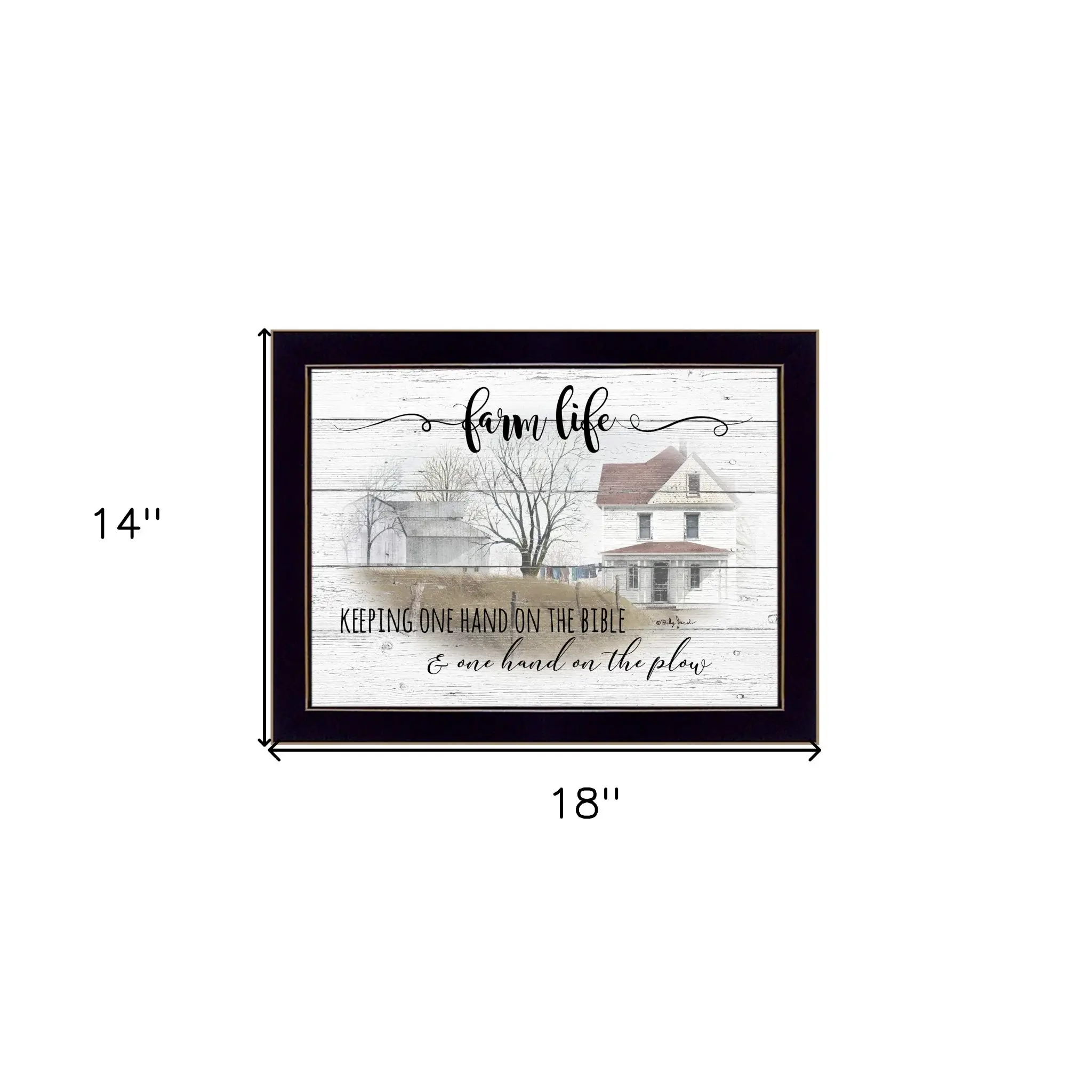 Farm Life 4 Black Framed Print Wall Art - Image 5
