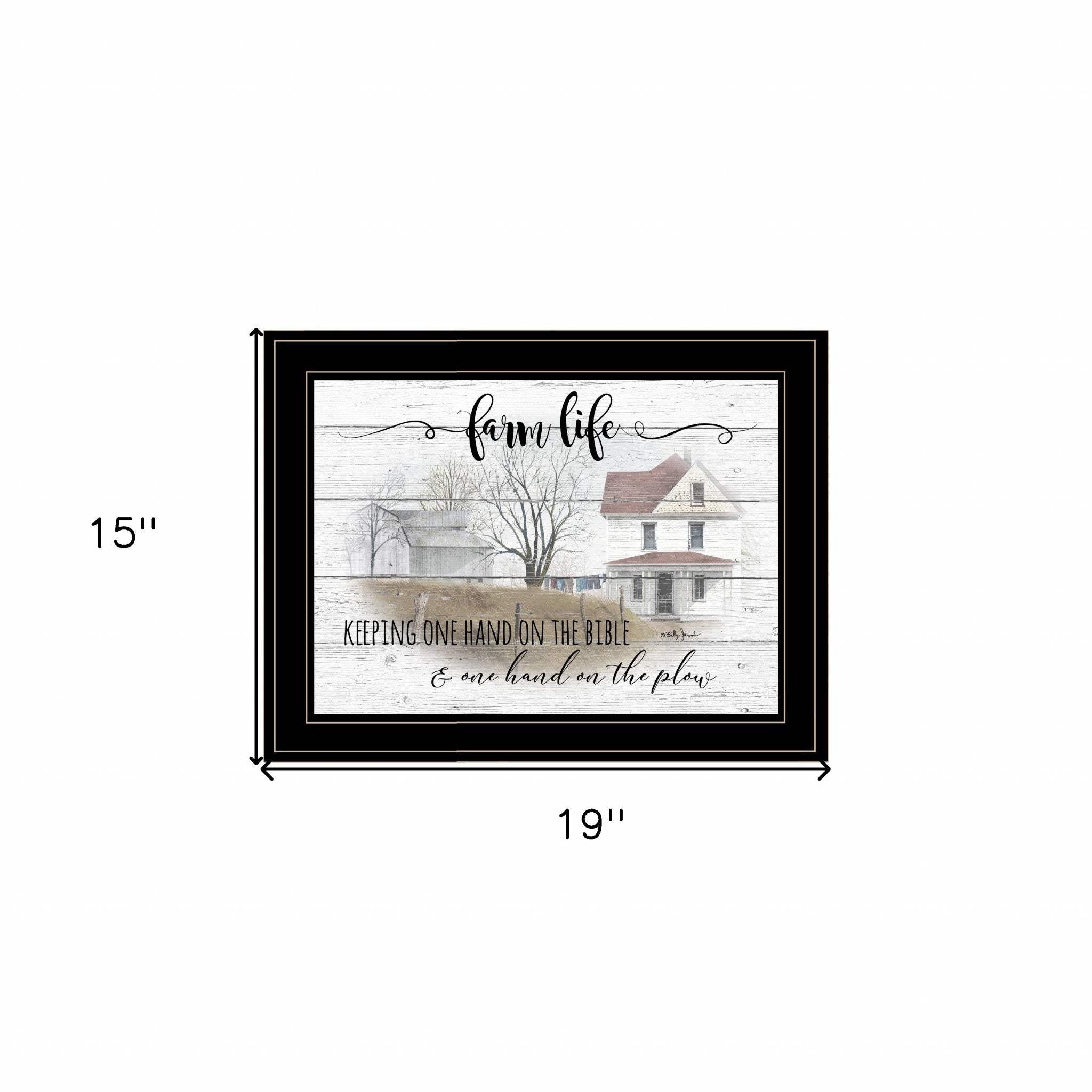 Farm Life 6 Black Framed Print Wall Art - Image 5