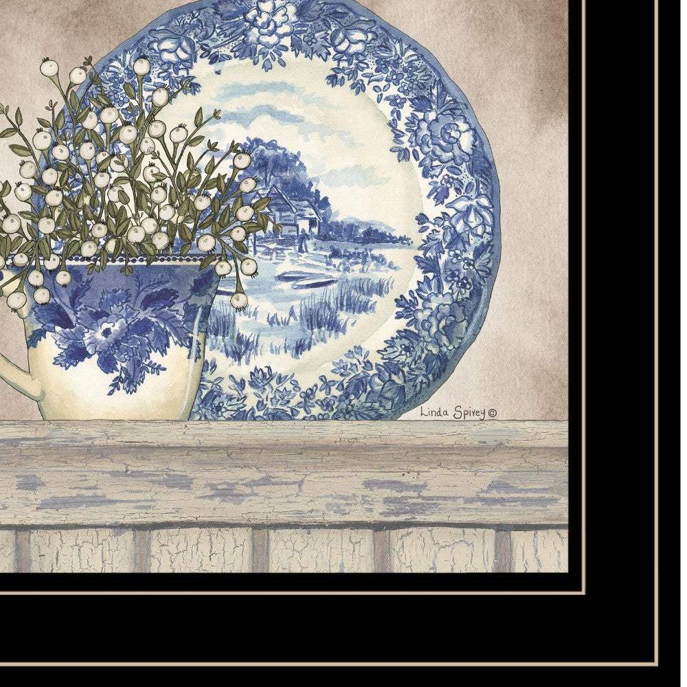 Farmhouse Blues II 3 Black Framed Print Wall Art - Image 4