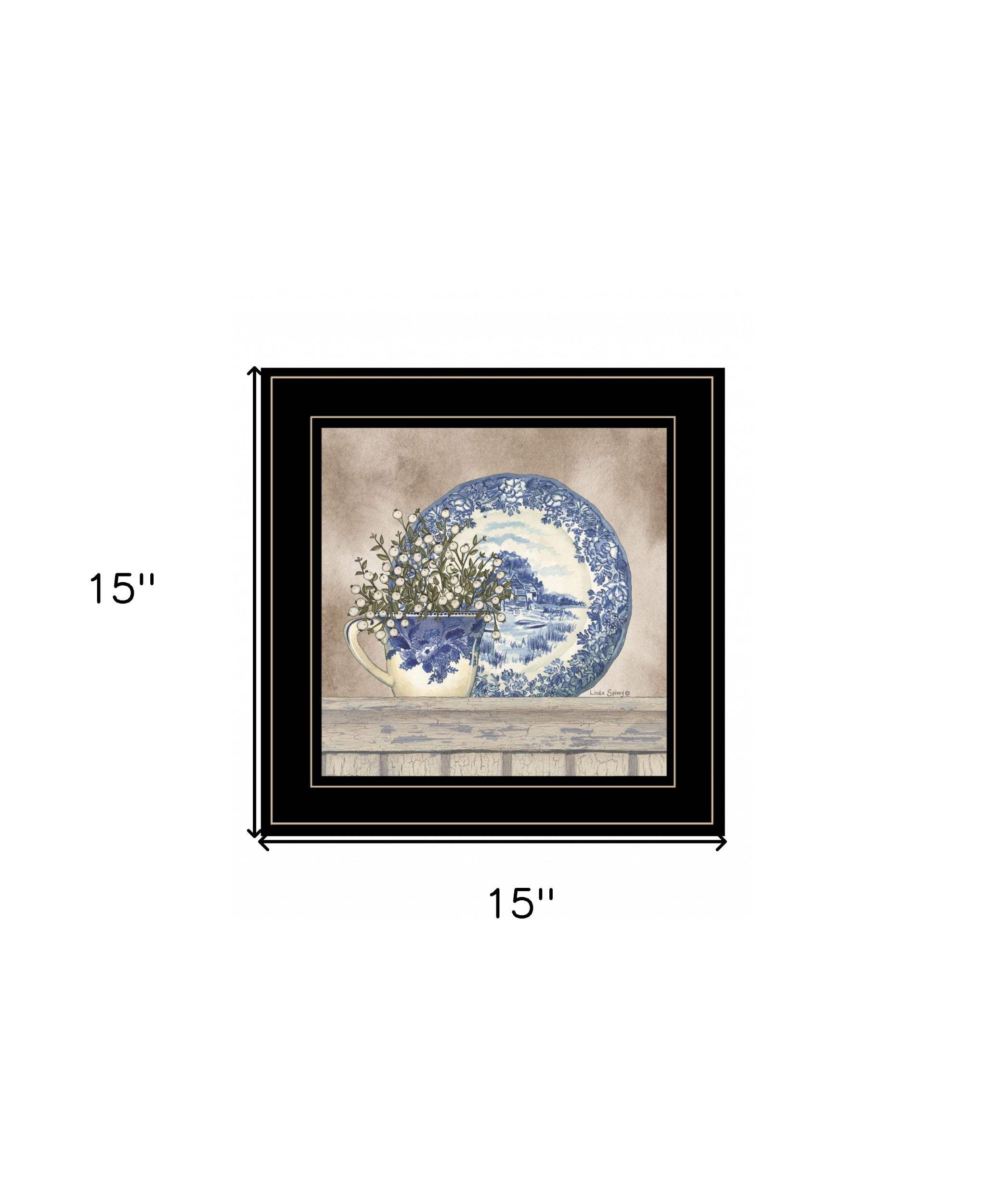 Farmhouse Blues II 3 Black Framed Print Wall Art - Image 6