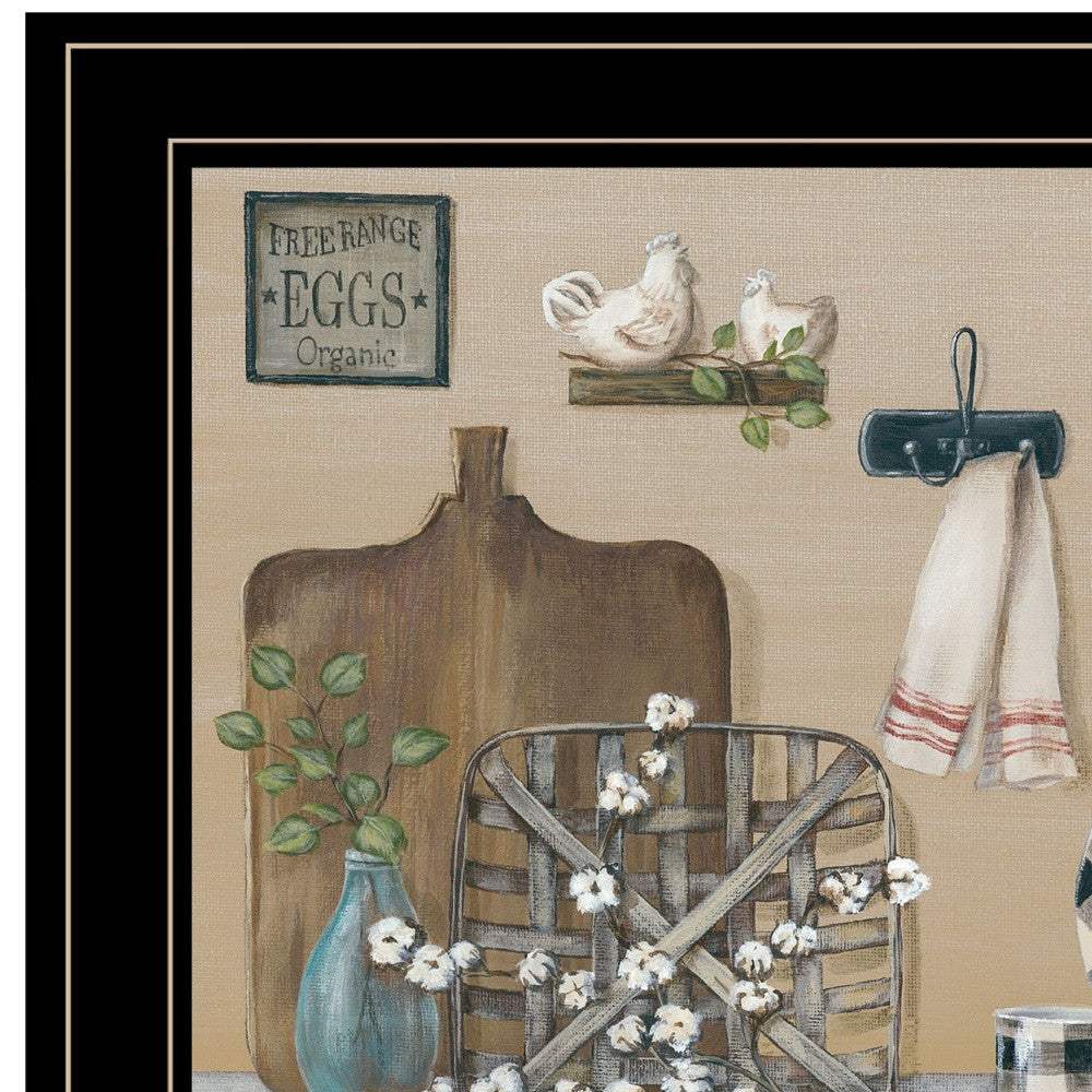 Farmhouse Kitchen Black Framed Print Kitchen Wall Art - Image 4