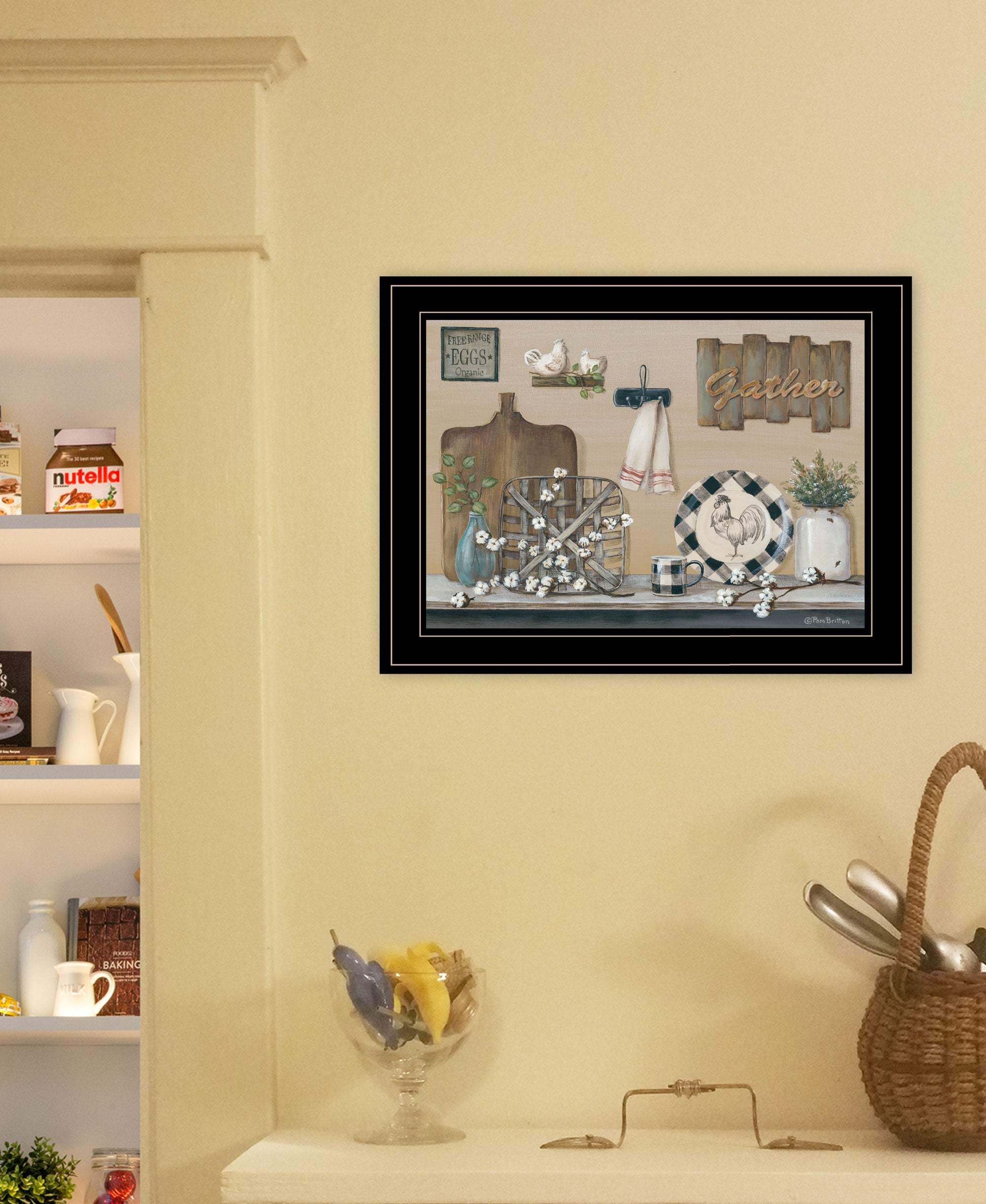 Farmhouse Kitchen Black Framed Print Kitchen Wall Art - Image 5