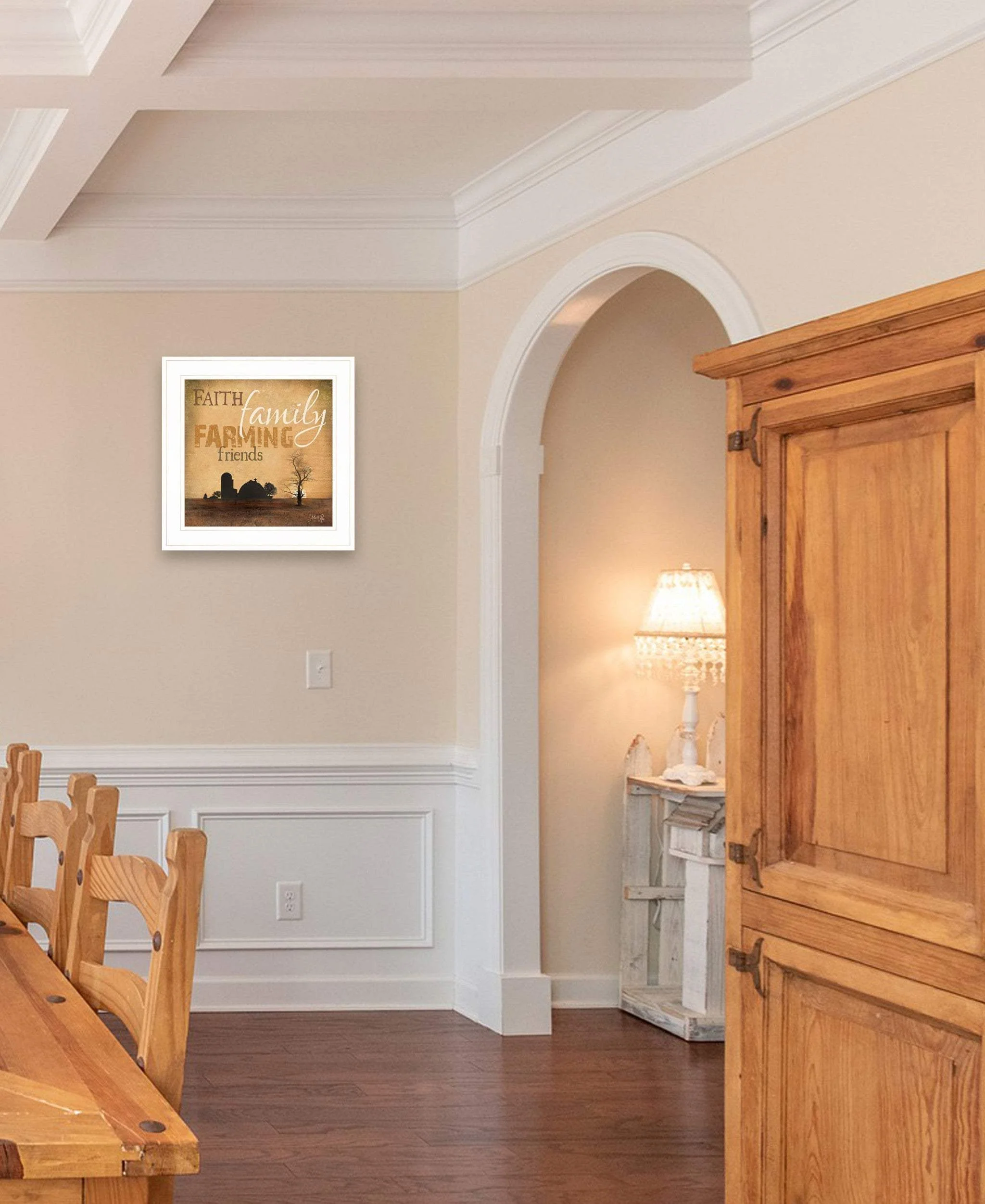 Farming 1 White Framed Print Wall Art - Image 5