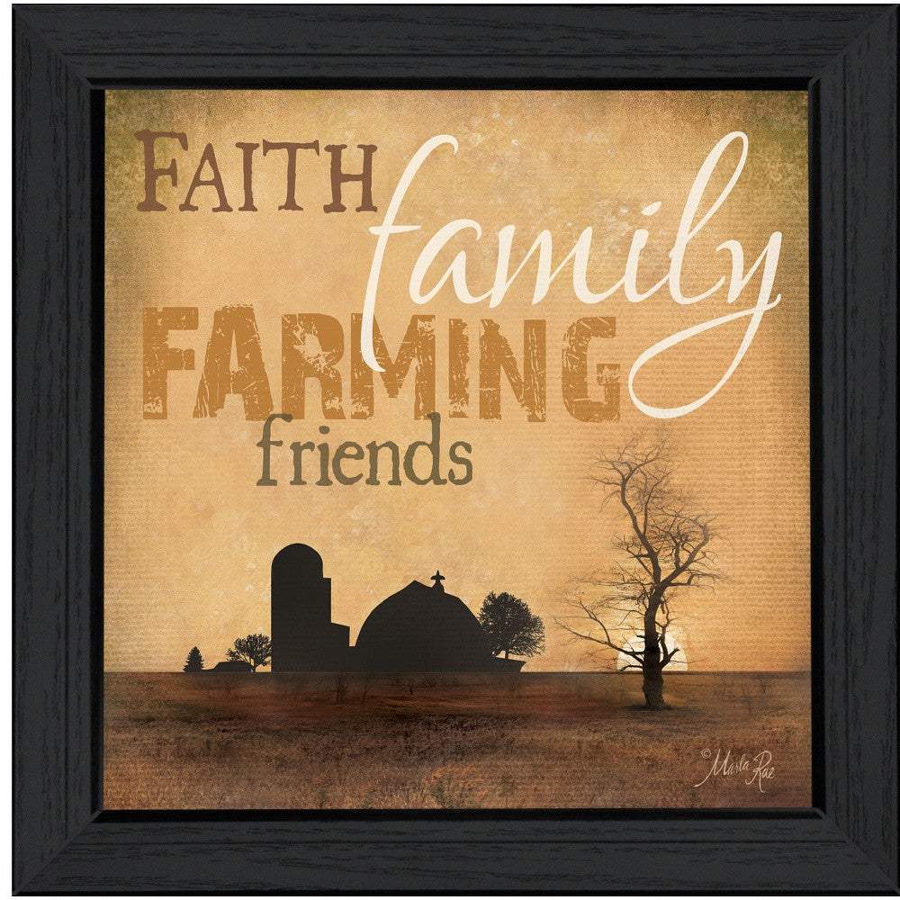 Farming 2 Black Framed Print Wall Art - Image 4