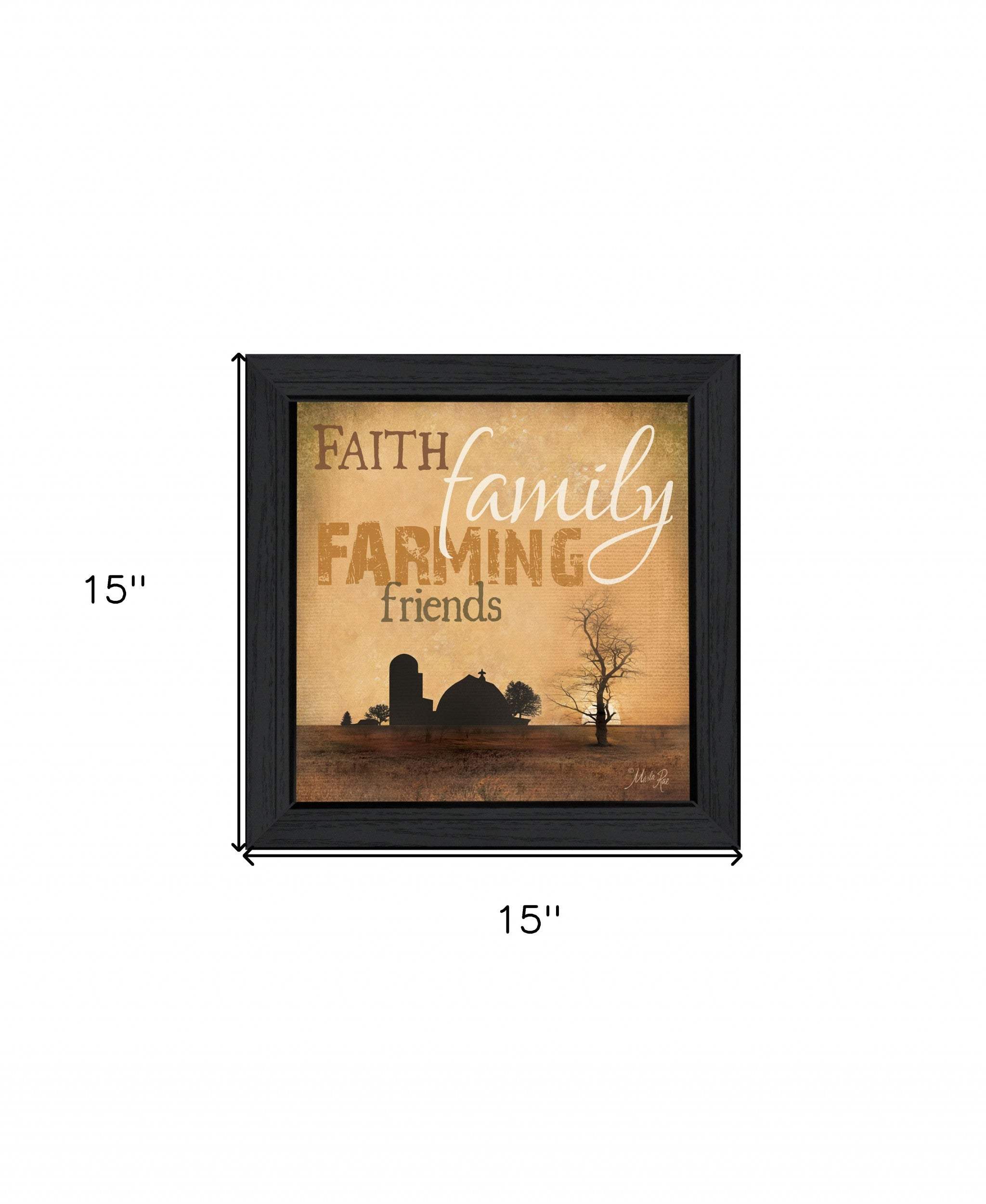 Farming 2 Black Framed Print Wall Art - Image 5