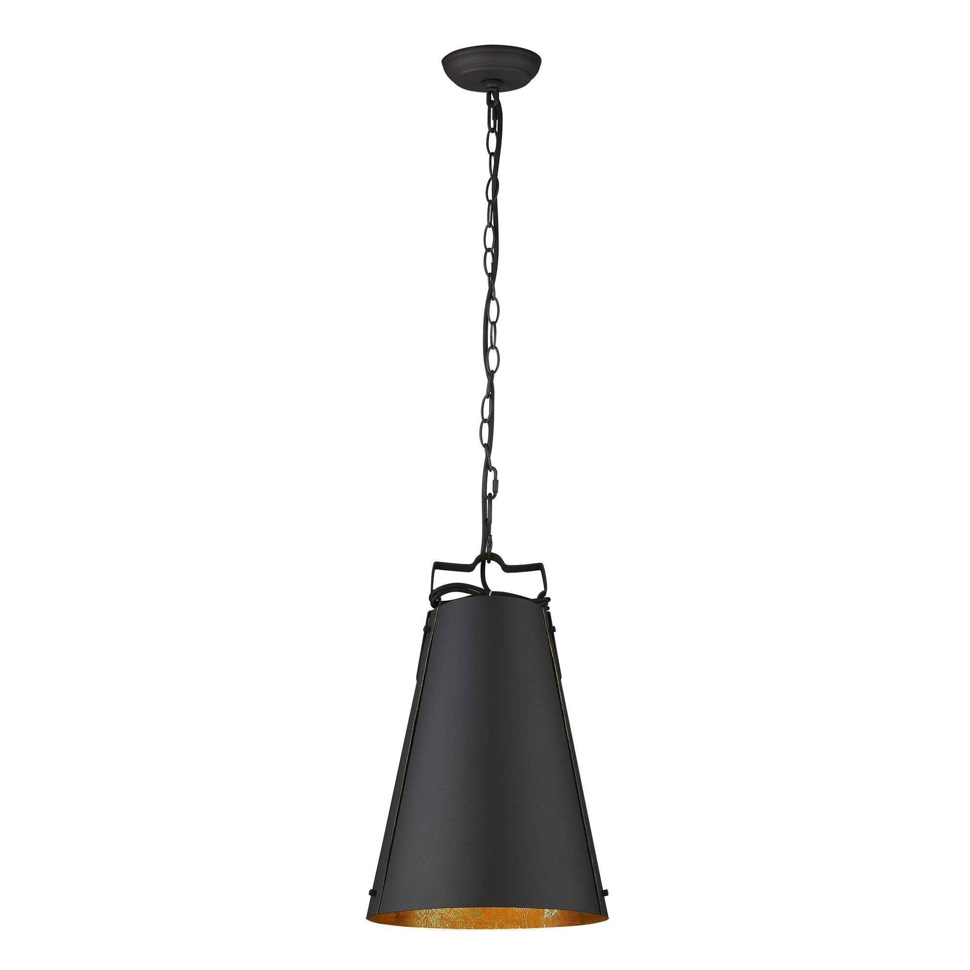 Faza 1-Light Matte Black Pendant - Image 3