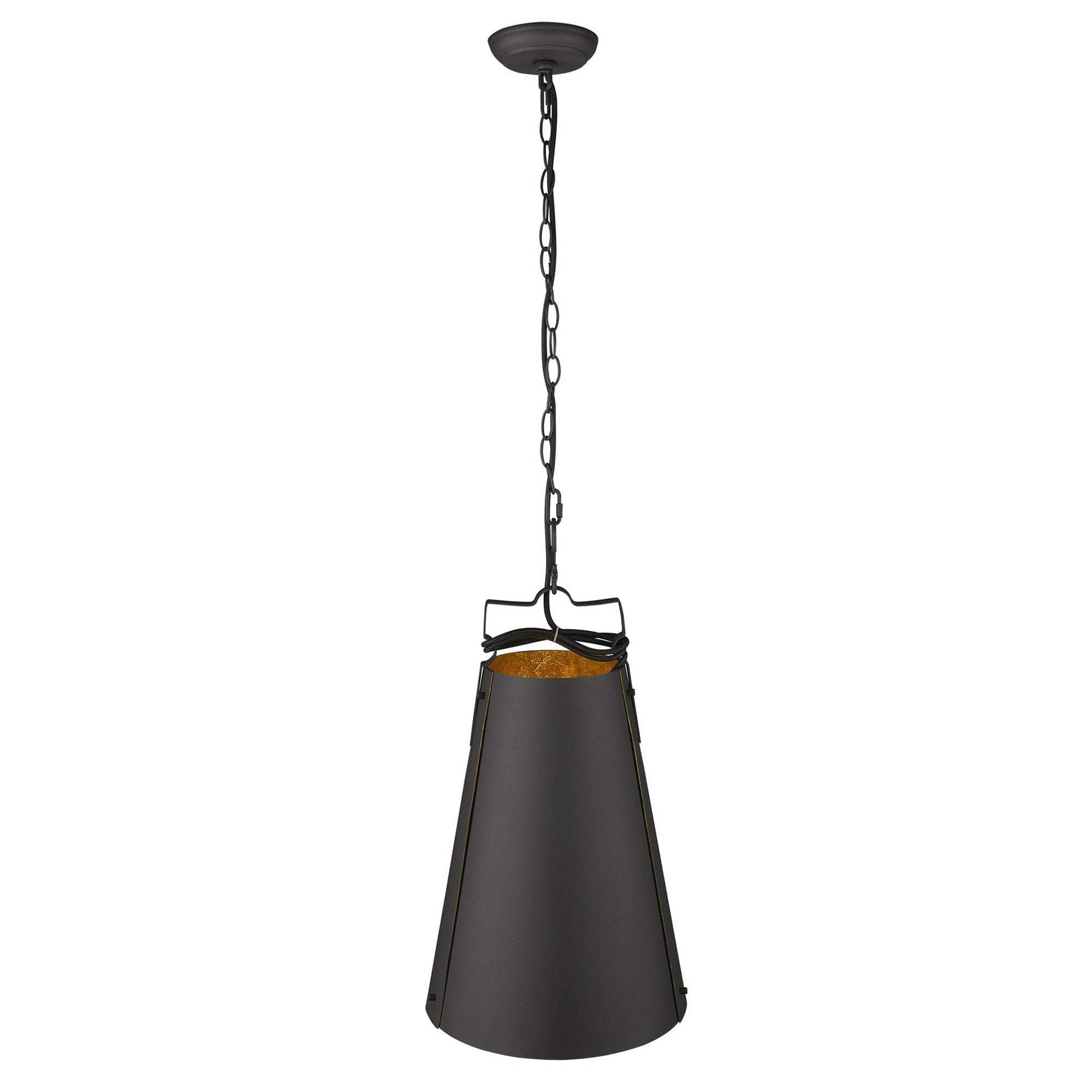 Faza 1-Light Matte Black Pendant - Image 4