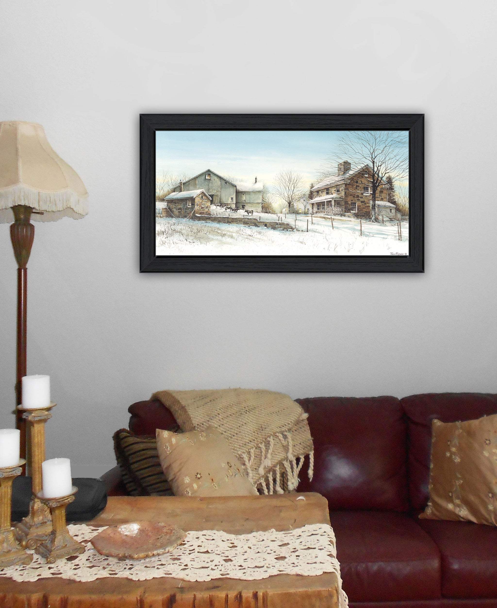 February Morning Black Framed Print Wall Art - Image 5