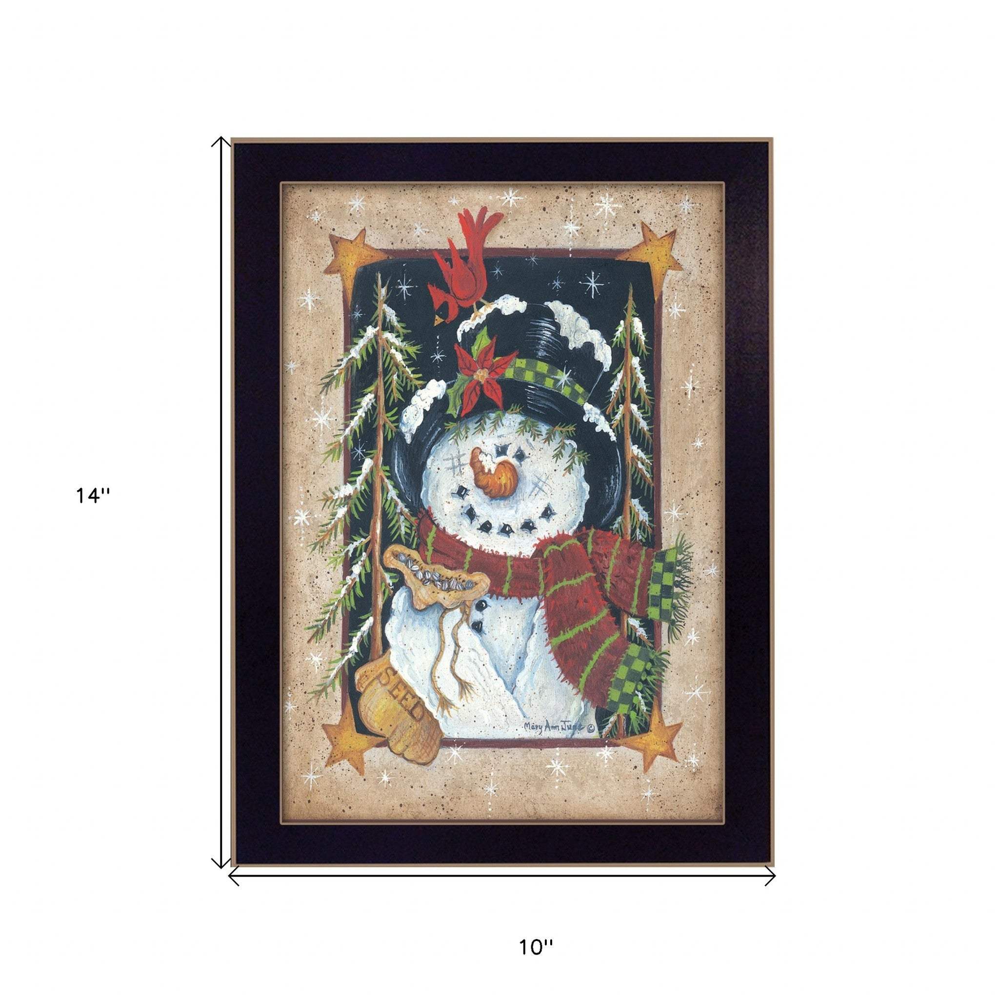 Feeding the Birds Black Framed Print Wall Art - Image 5