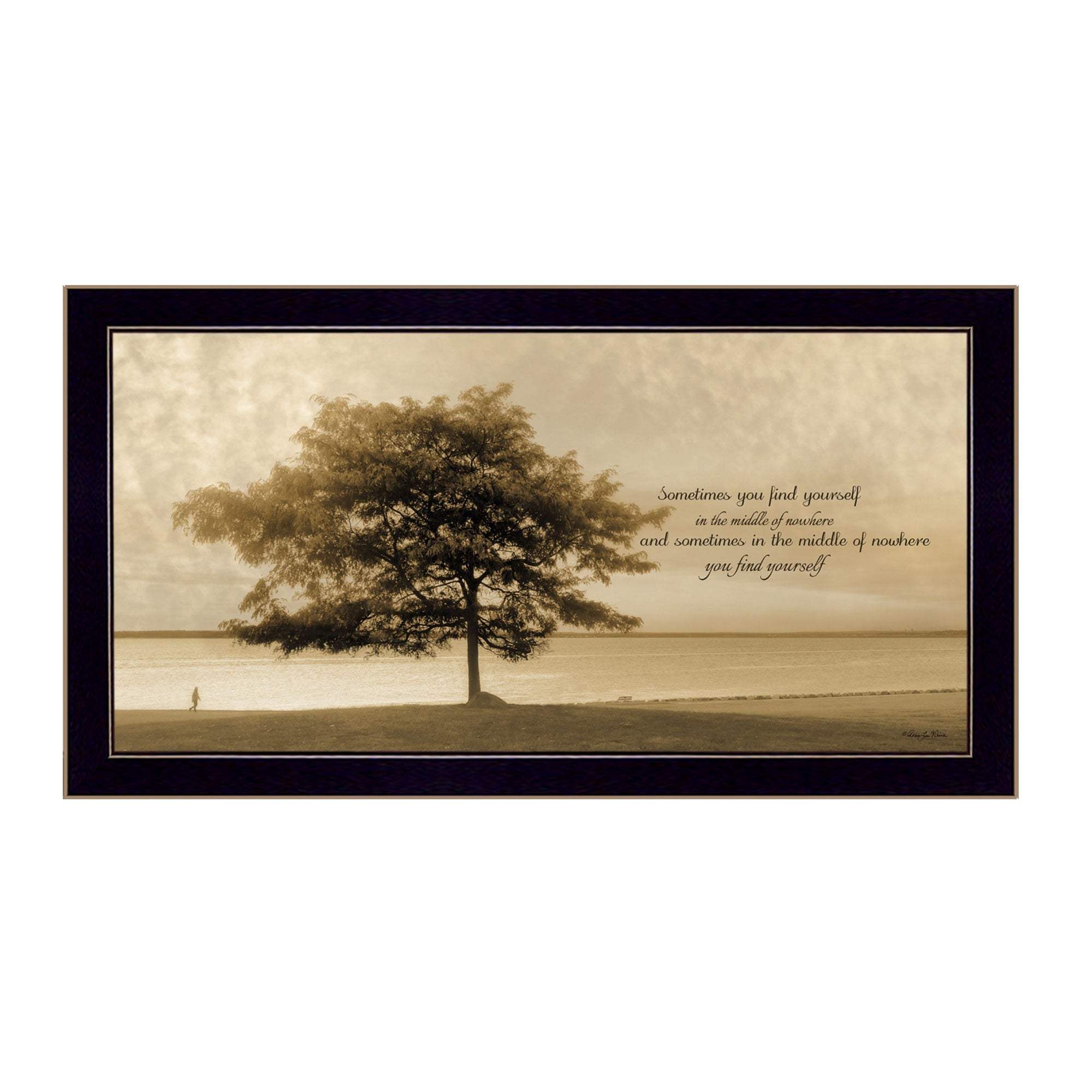 Find Yourself Black Framed Print Wall Art - Image 2