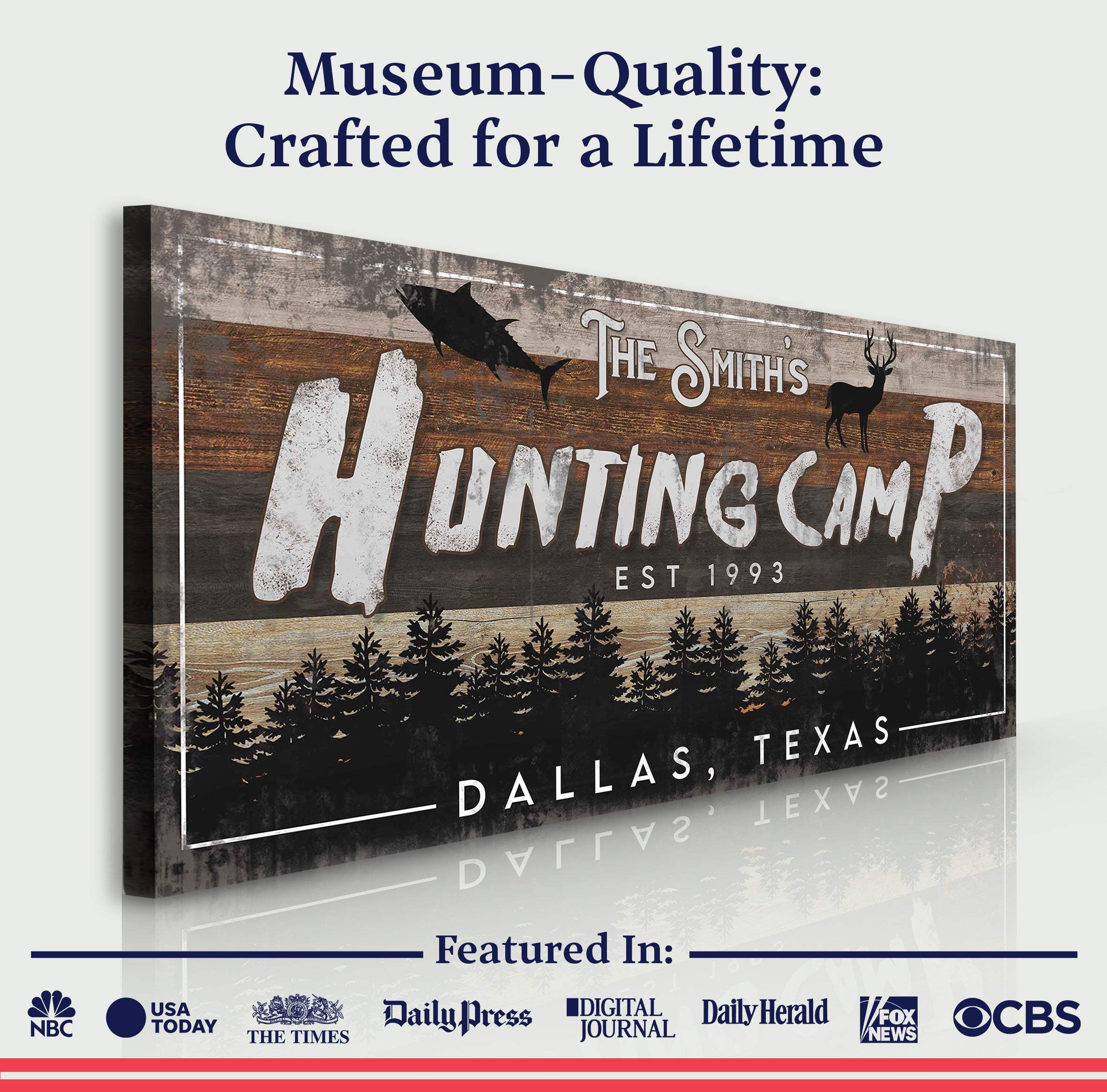 Fishing And Hunting Sign IV - Image 3