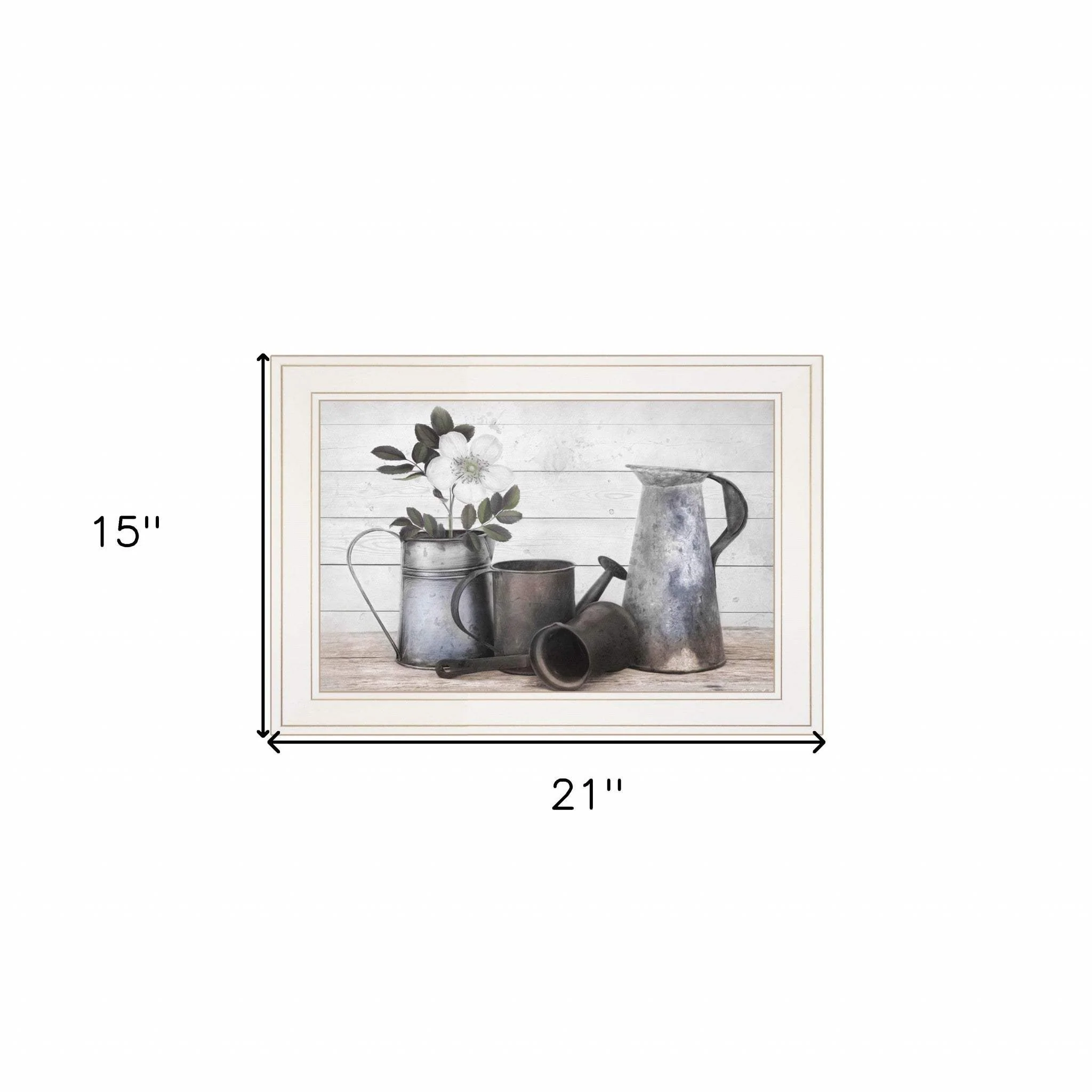Floral Farmhouse II 1 White Framed Print Wall Art - Image 6