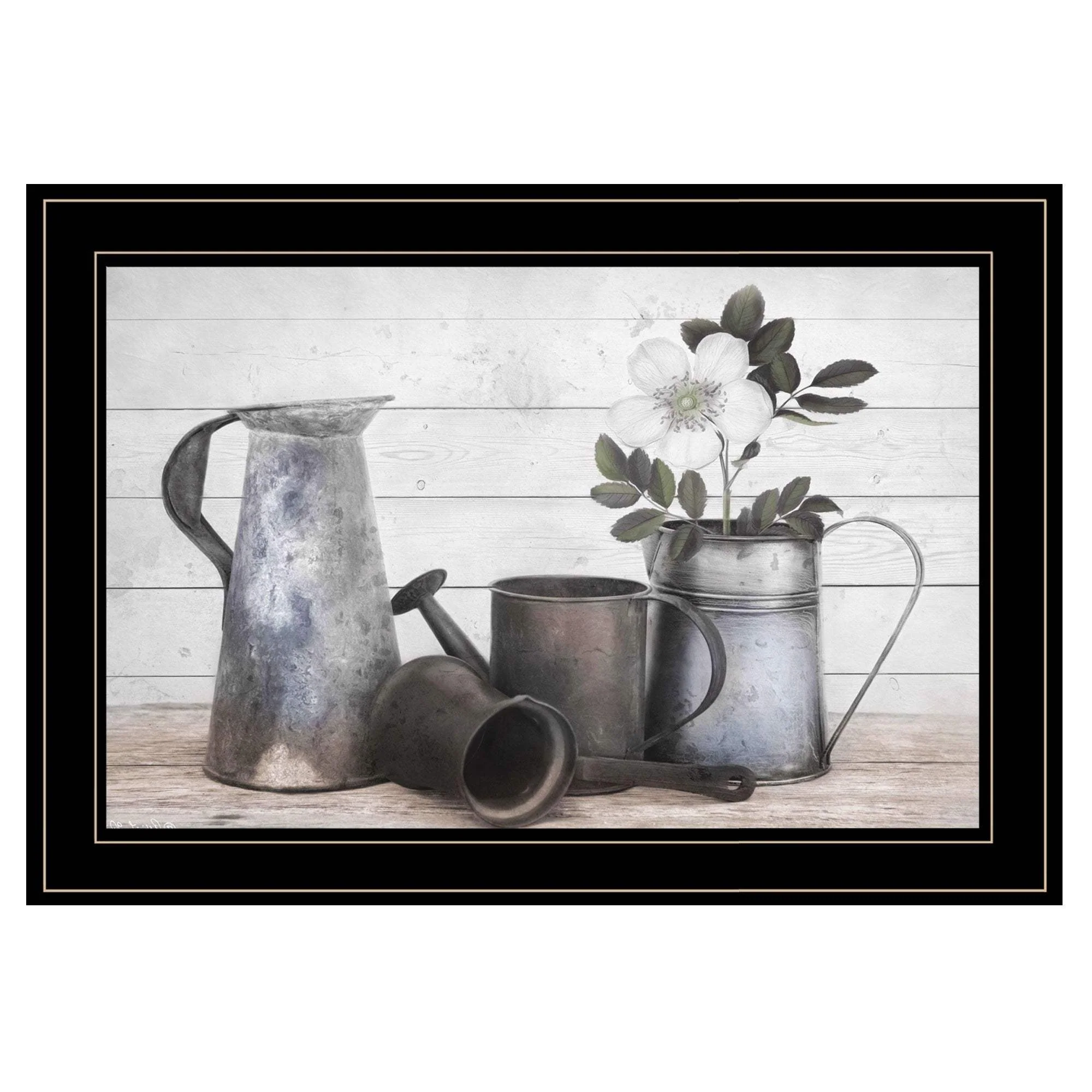 Floral Farmhouse II 2 Black Framed Print Wall Art - Image 3